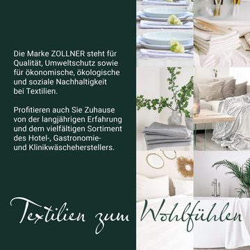 ZOLLNER Unisex-Bademantel, 100% Baumwolle, Kimono-Kragen, Gürtel, Kimono-Kragen, 100% Baumwolle, vom Hotelwäschespezalisten, S-6XL