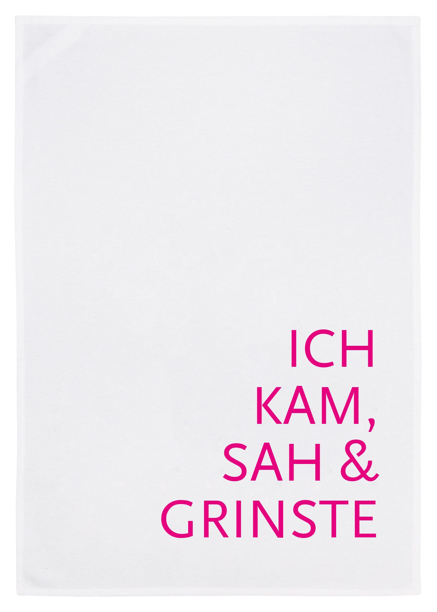 17;30 Hamburg Geschirrtuch Ich kam, sah & grinste, (1-tlg)