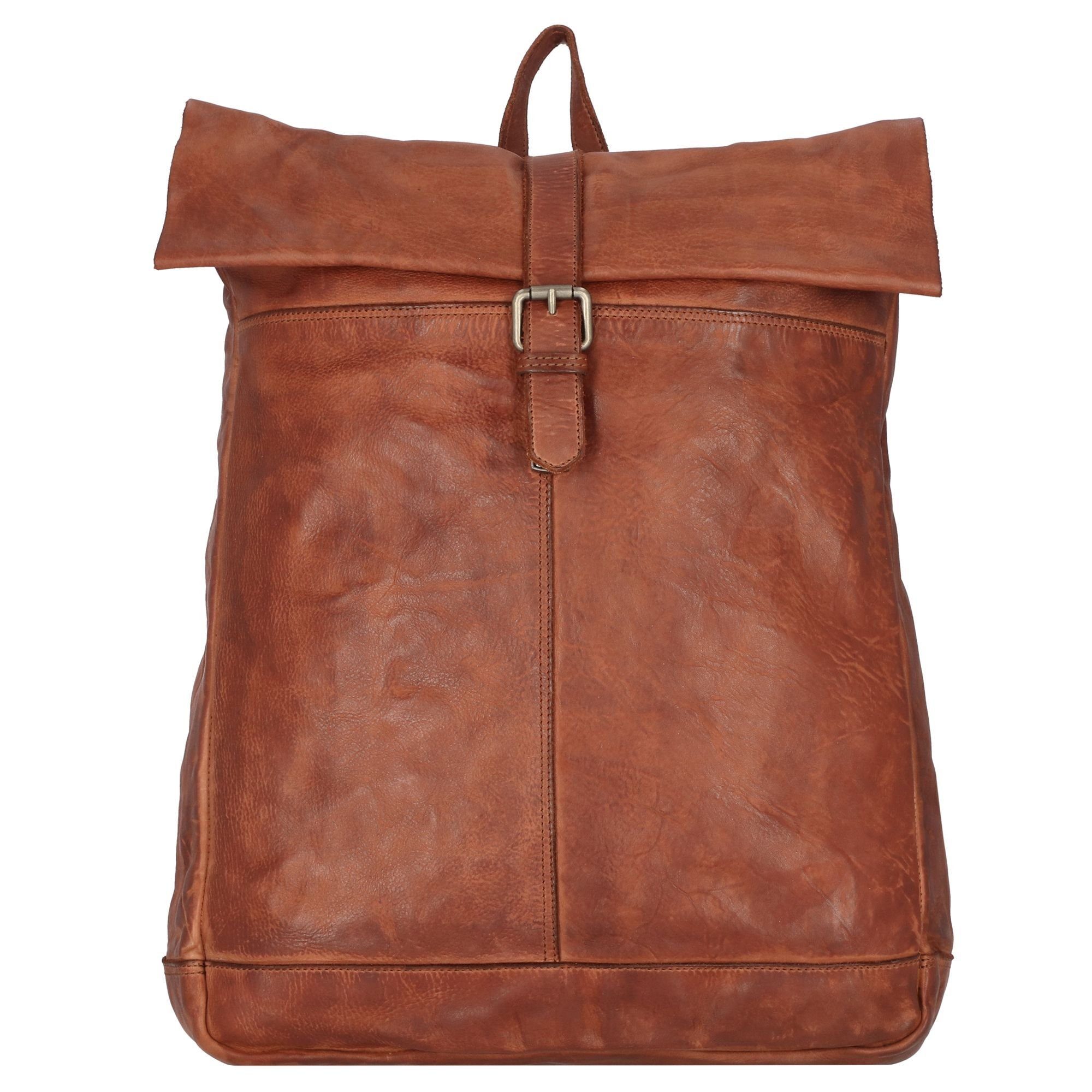 charming Casual, Cool cognac 2nd HARBOUR Laptoprucksack Leder