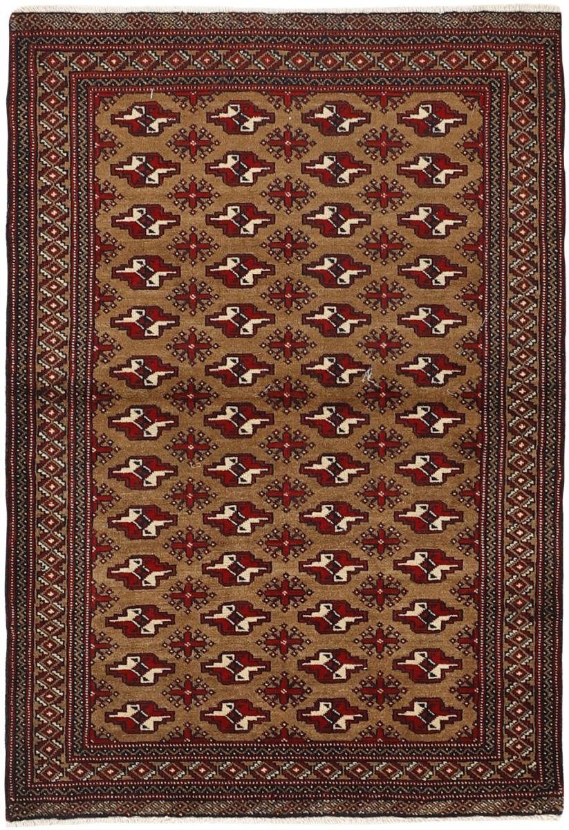 6 Perserteppich, Handgeknüpfter rechteckig, Nain Höhe: 105x156 Trading, mm Orientteppich Orientteppich Turkaman /