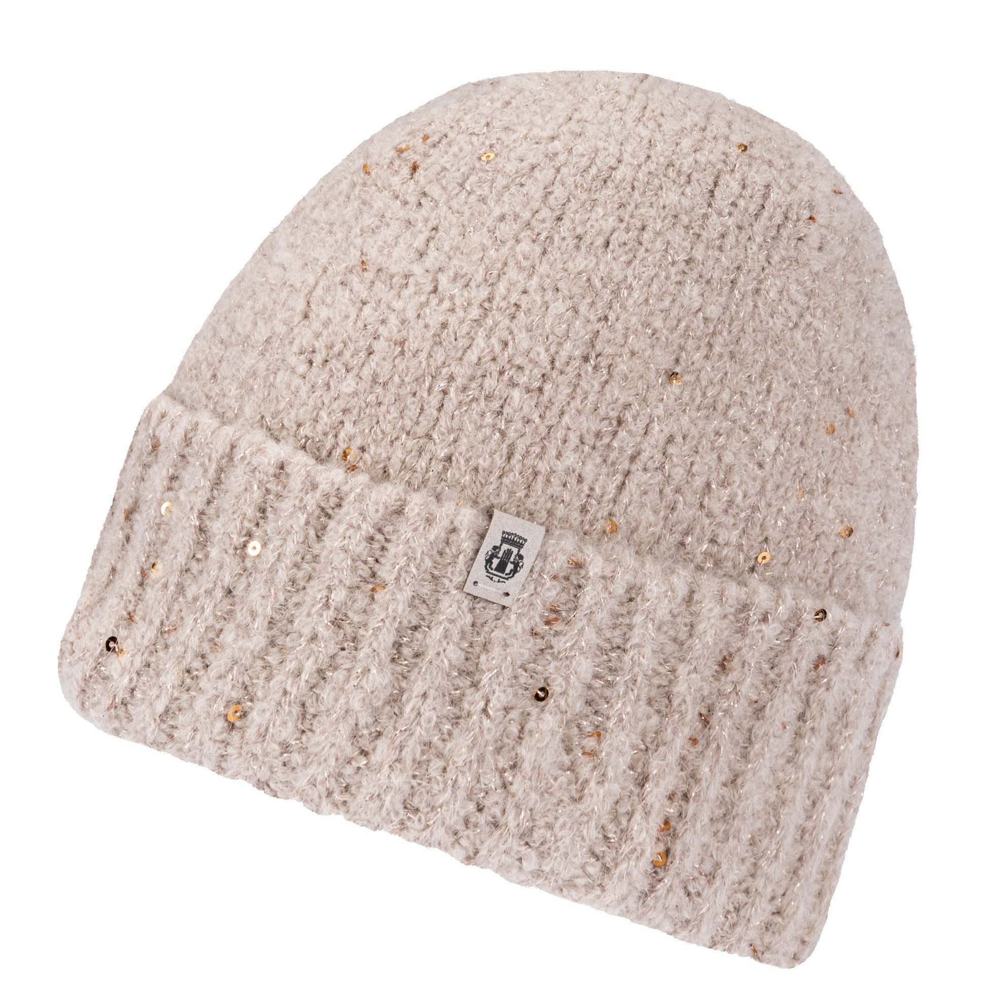 Roeckl Strickmütze WINTER SPARKLE MÜTZE Strickmütze mit dezenten Pailletten