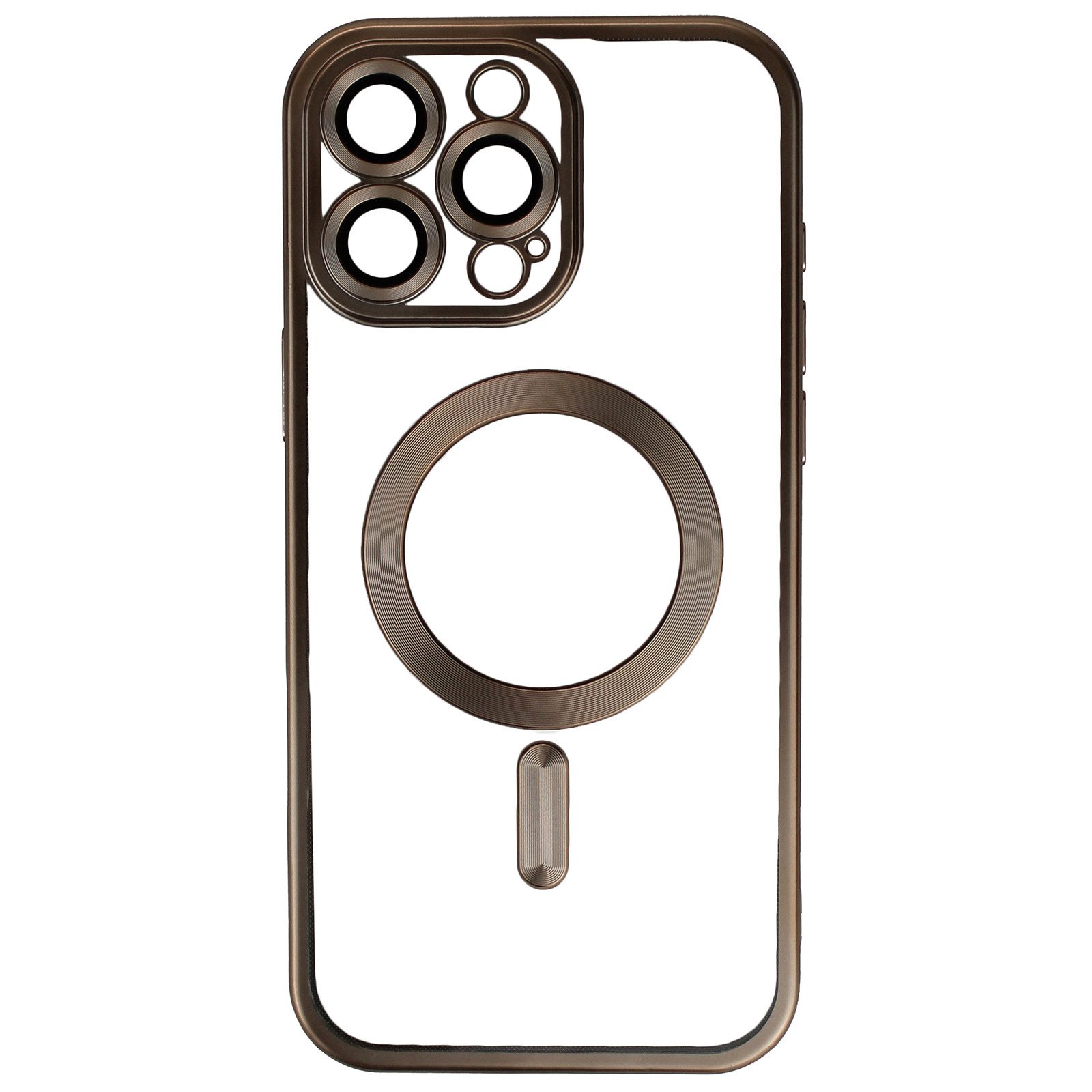 Wörleonline Handyhülle für iPhone 16 Pro / iPhone 16 Pro Max mit integriertem Kameraschutz 6,9 Zoll, TPU Schutzhülle in passendem Titan-Farbton, MagSafe kompati – Bild 5 von 5