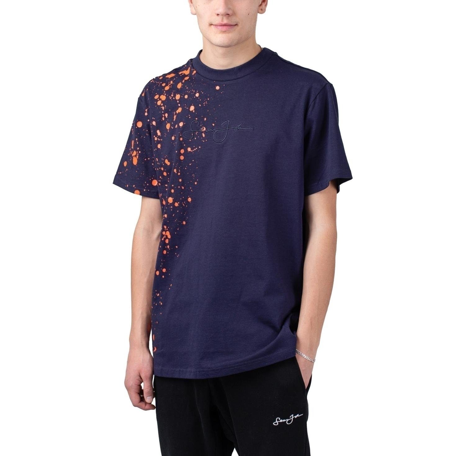 Sean John T-Shirt Sean John Script Logo Splatter Tee