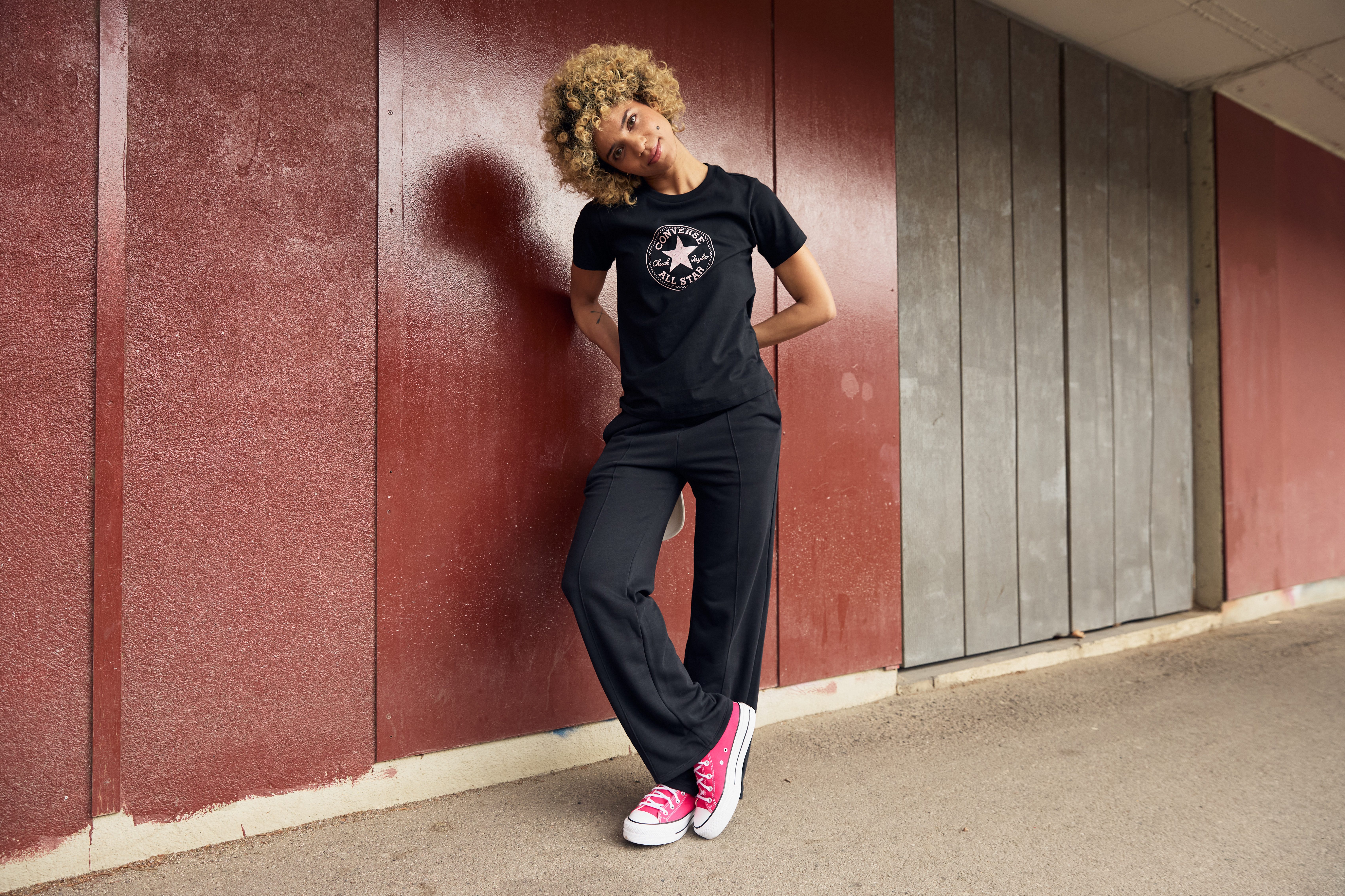 Converse T-Shirt WOMEN'S CONVERSE CRAFTED CHUCK günstig online kaufen