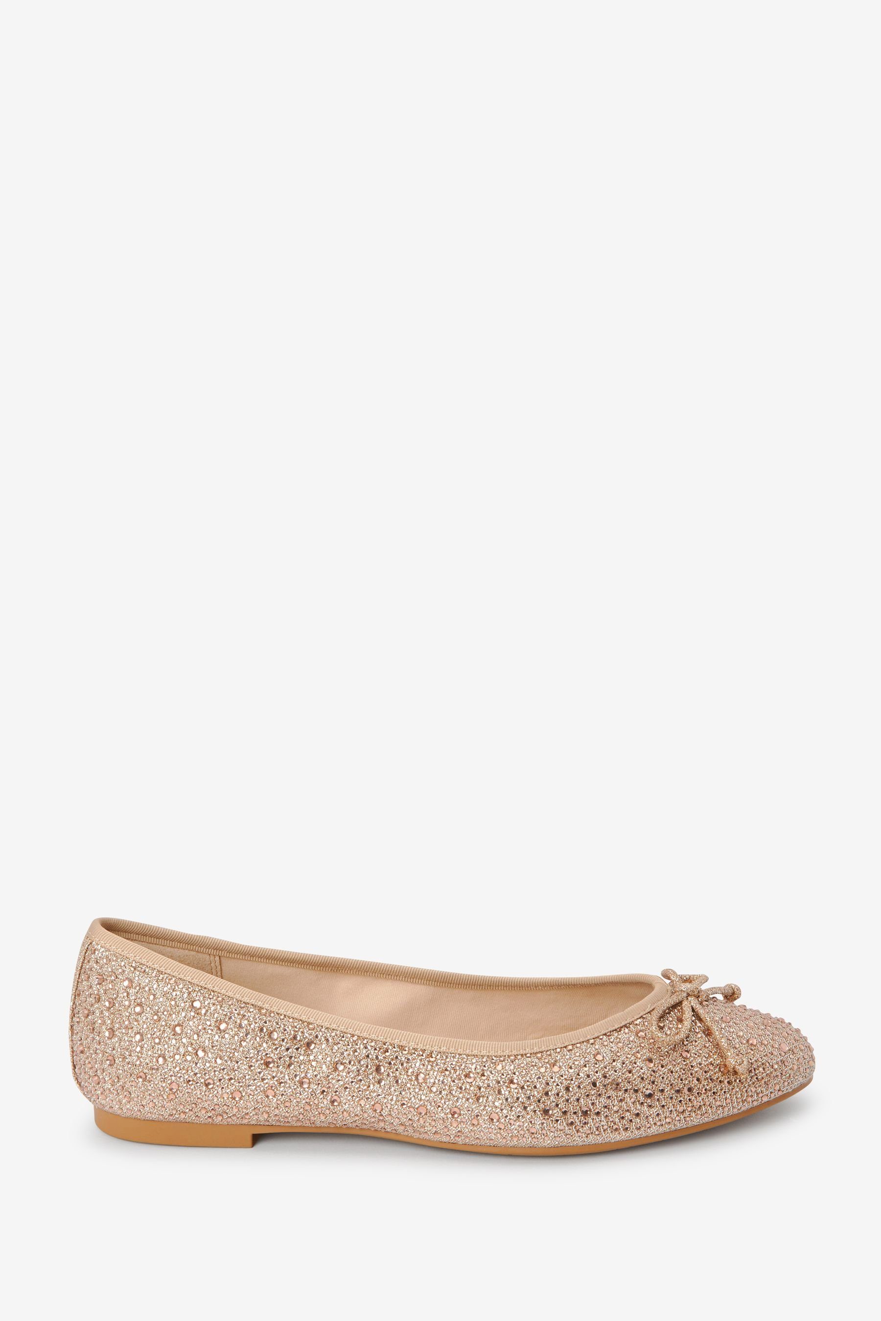 Next Forever Comfort Ballerinas mit Glitzerschleife Ballerina (1-tlg)