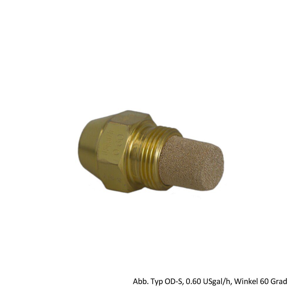 Danfoss Sicherheitsgruppe Danfoss Vollkegel-Öldüse Typ OD-S, 0.50 USgal/h, Winkel 60 Grad, 030F6