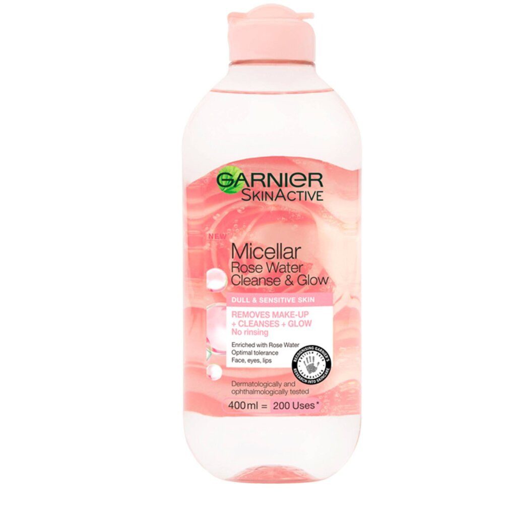 GARNIER Tagescreme SkinActive Micellar Rose Water Cleanse And Glow 400ml