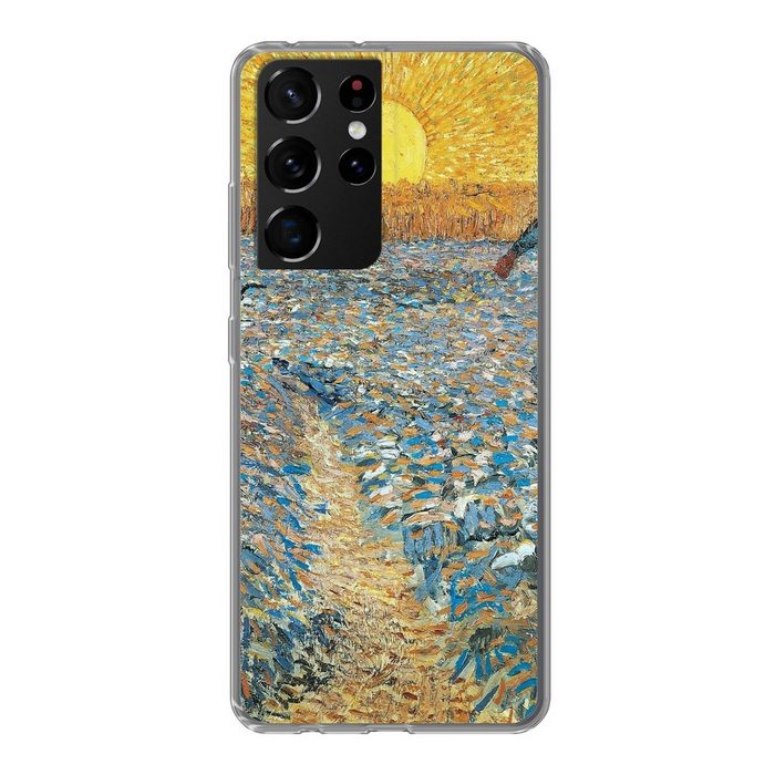 MuchoWow Handyhülle Der Sämann - Vincent van Gogh Phone Case Handyhülle Samsung Galaxy S21 Ultra Silikon Schutzhülle