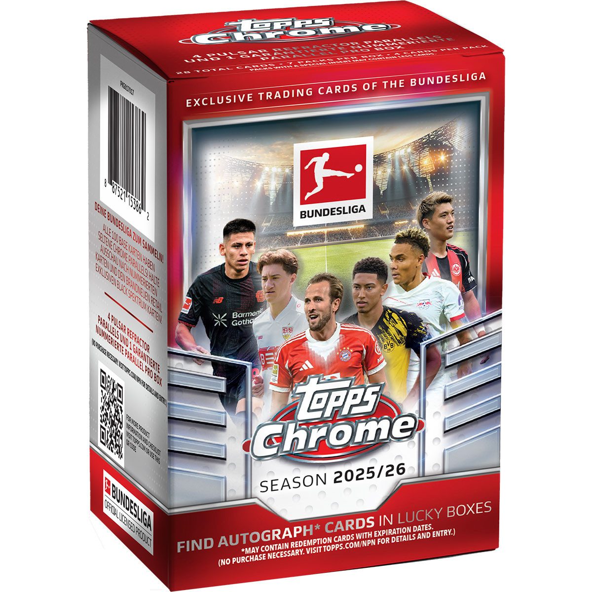 Topps Sammelkarte Topps Chrome Bundesliga 2025/26 - 1 Value Box