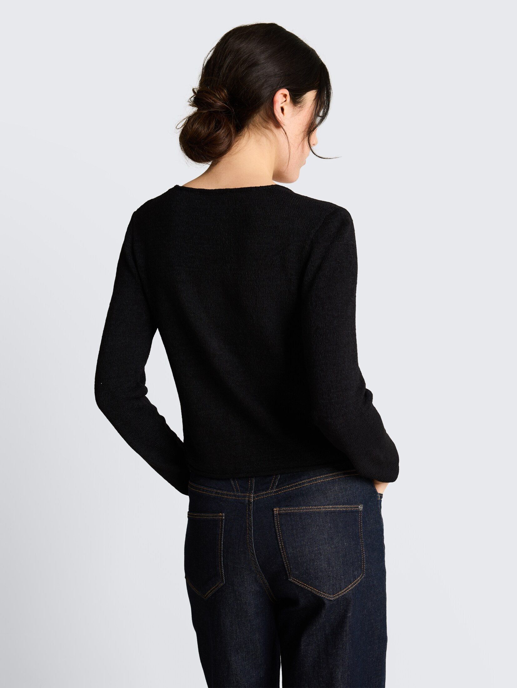 TOM TAILOR Denim Cardigan Pullover & Strickjacken Cardigan mit V-Ausschnitt