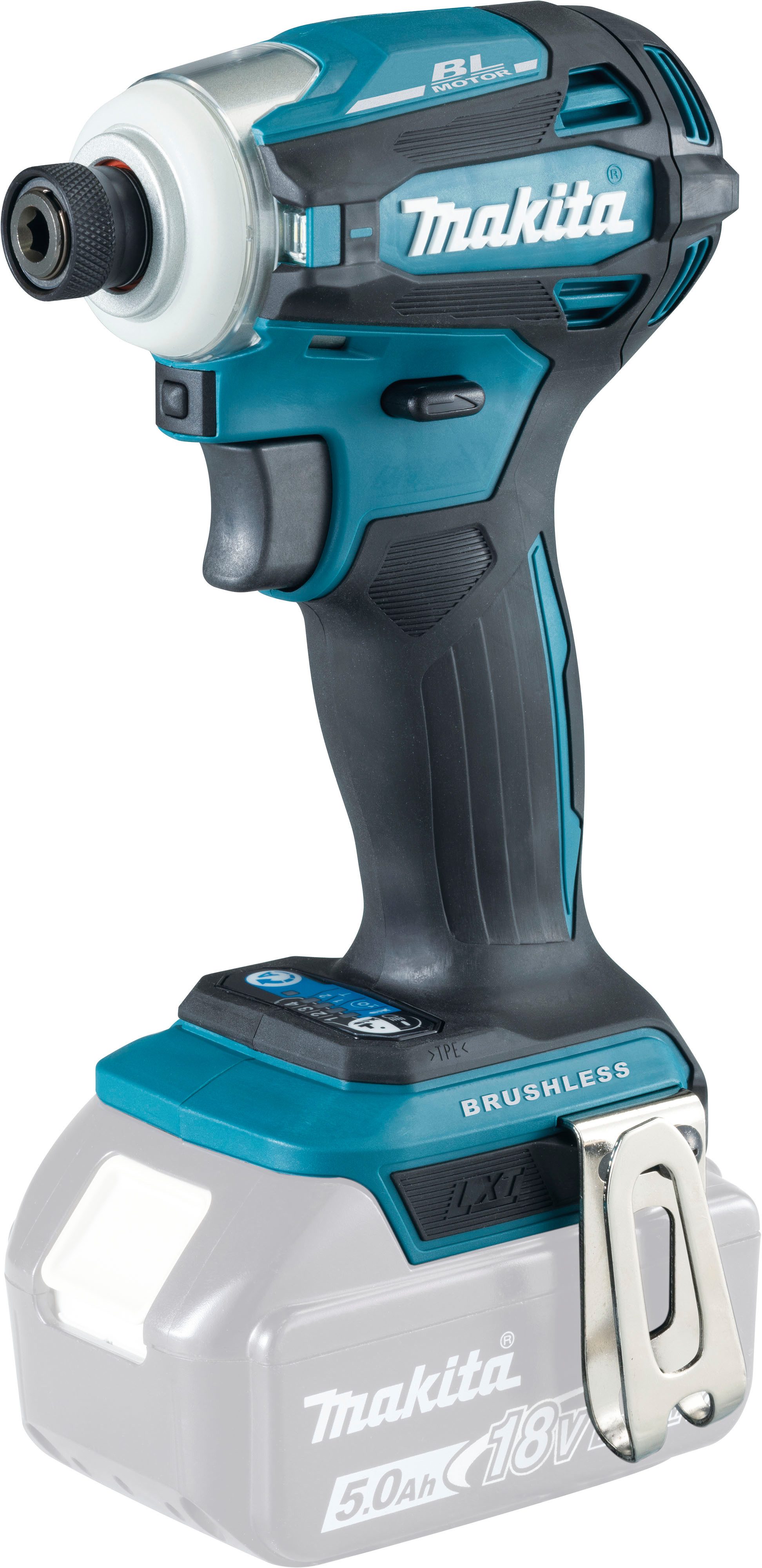 Makita Akku-Schlagschrauber DTD172Z, 3600 U/min, 180 Nm, LXT 18V • 1/4" • 180 Nm • 0-3.600 min-1, ohne Akku und Ladegerät