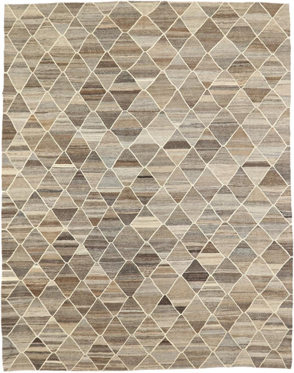 Orientteppich Kelim Berber Design 292x373 Handgewebter Moderner Orientteppich, Nain Trading, rechteckig, Höhe: 3 mm