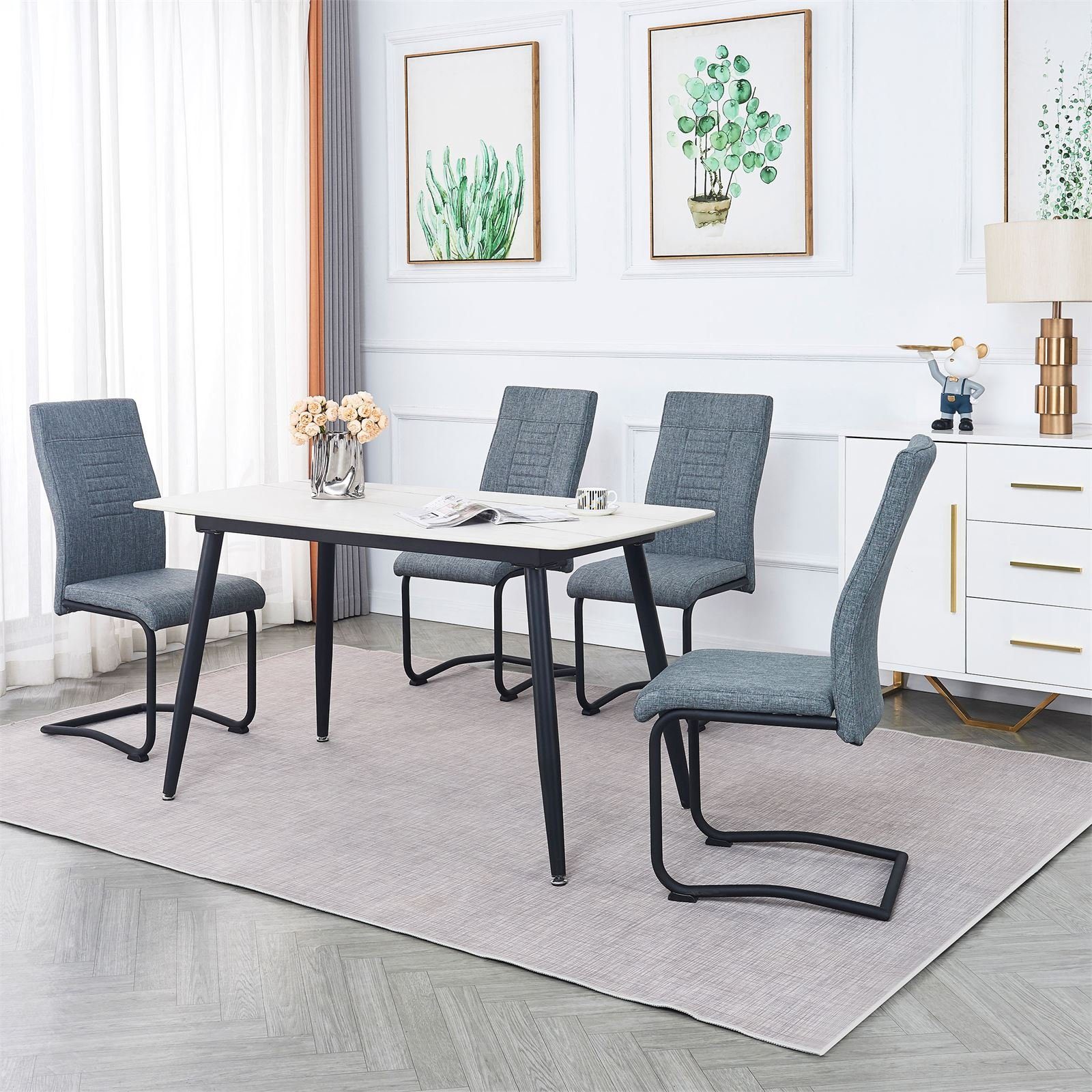 CARO-Möbel Esszimmerstuhl ALBA (4 St), Küchen günstig online kaufen