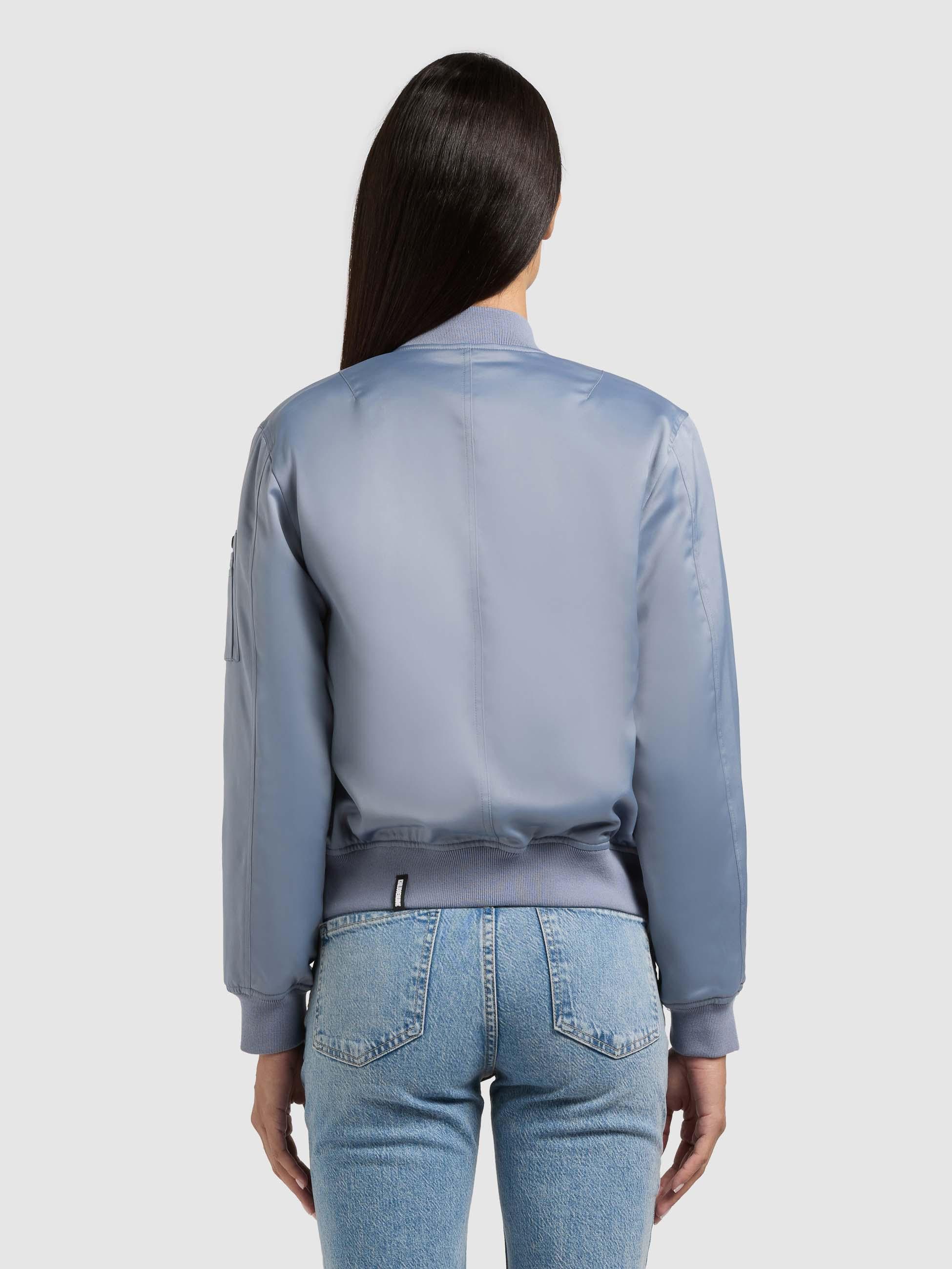 khujo Bomberjacke Beth Seidig glatte Blousonjacke