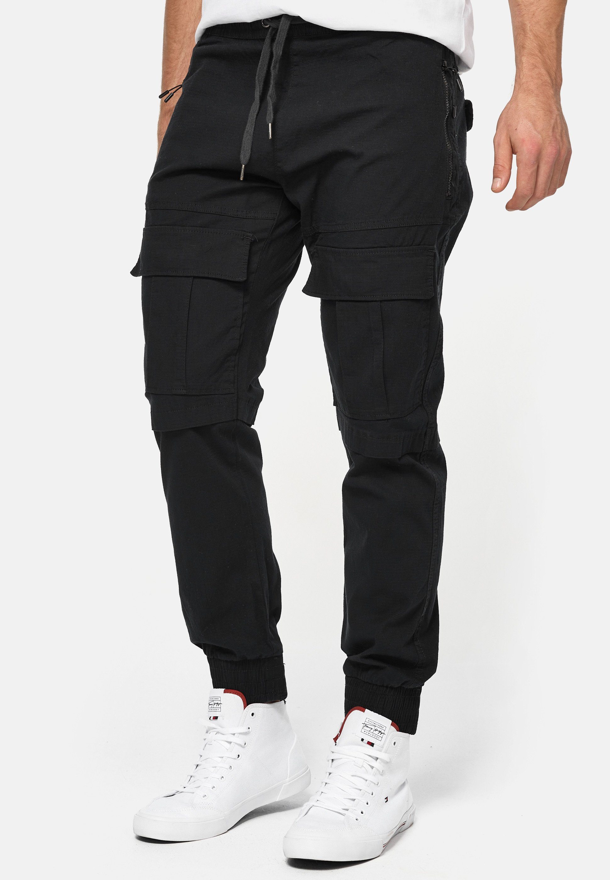 Dennis Cargohose Indicode Black