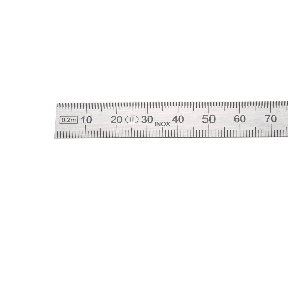 mm, 0.5 / PREISSER HELIOS Zertifikat) Biegsamer Teilung Werksstandard mm Stahlmaßstab Maßband B (ohne