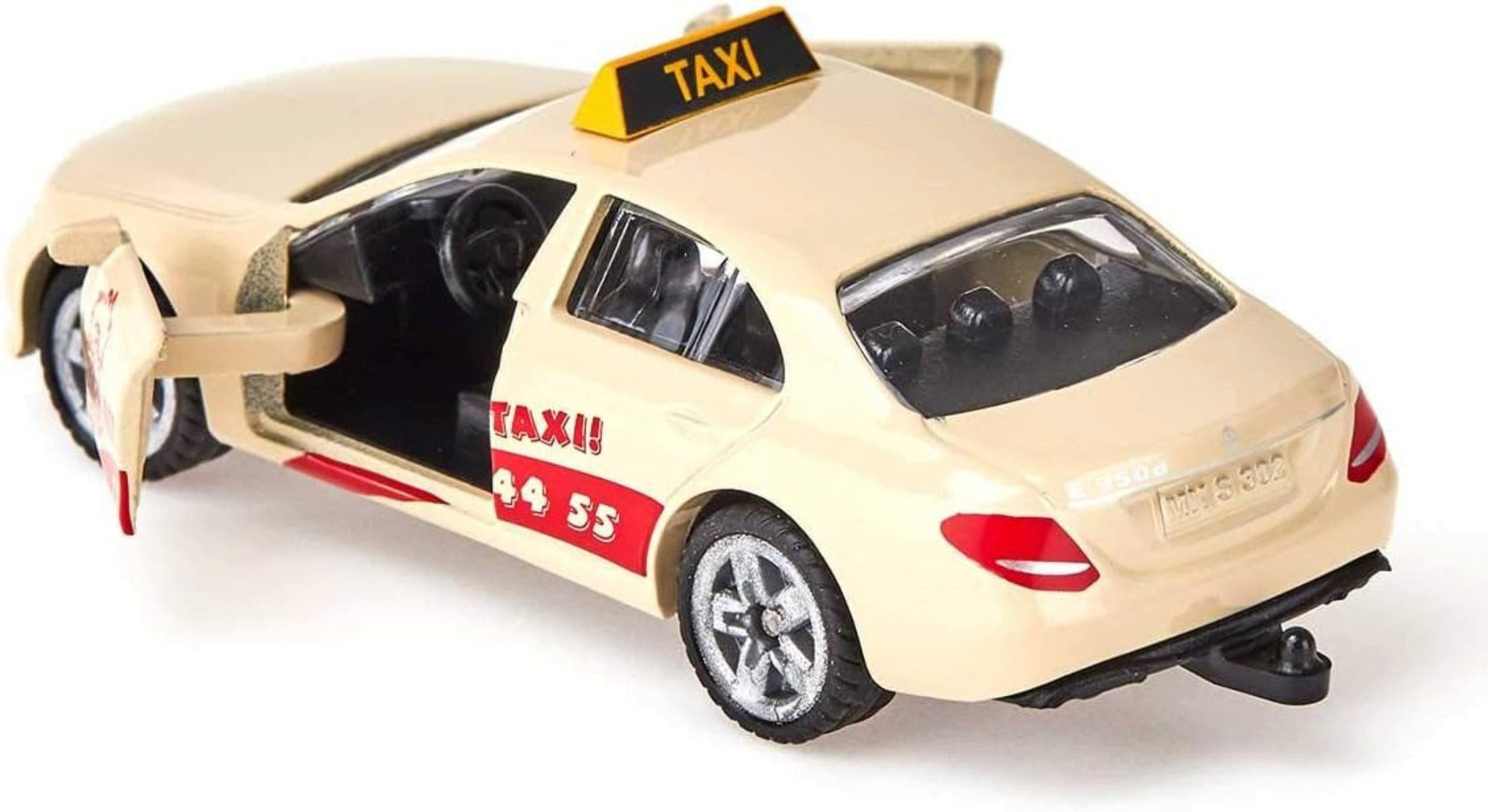 Siku Spielzeug-Auto SIKU 1502 Taxi Mercedes-Benz E-Klasse – Metall, Creme