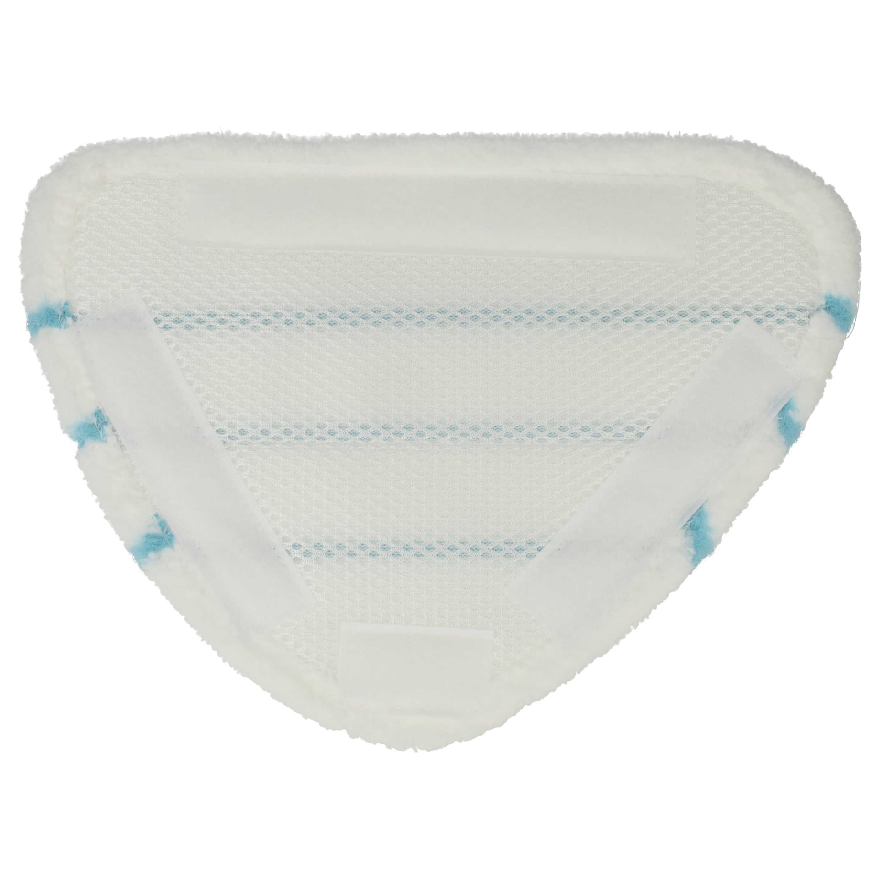 vhbw passend für Silvercrest Dampfreiniger Wischbezug (Polyester / Polyamid, 20.5, Ersatzbezug zur Befestigung an Ihrem Dampfreiniger) – Bild 4 von 5