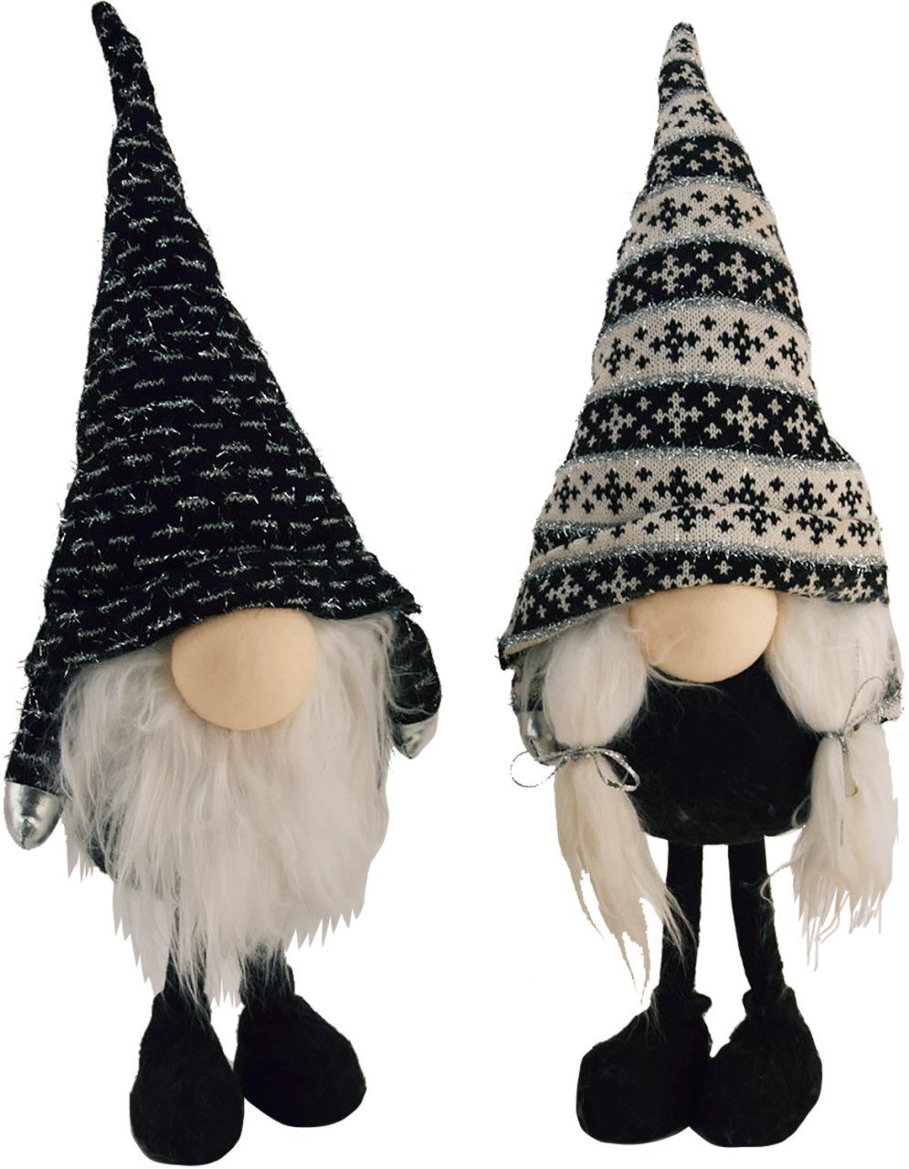 Lensing Weihnachtsfigur Lensing Stoff Wichtel schwarz 67 cm