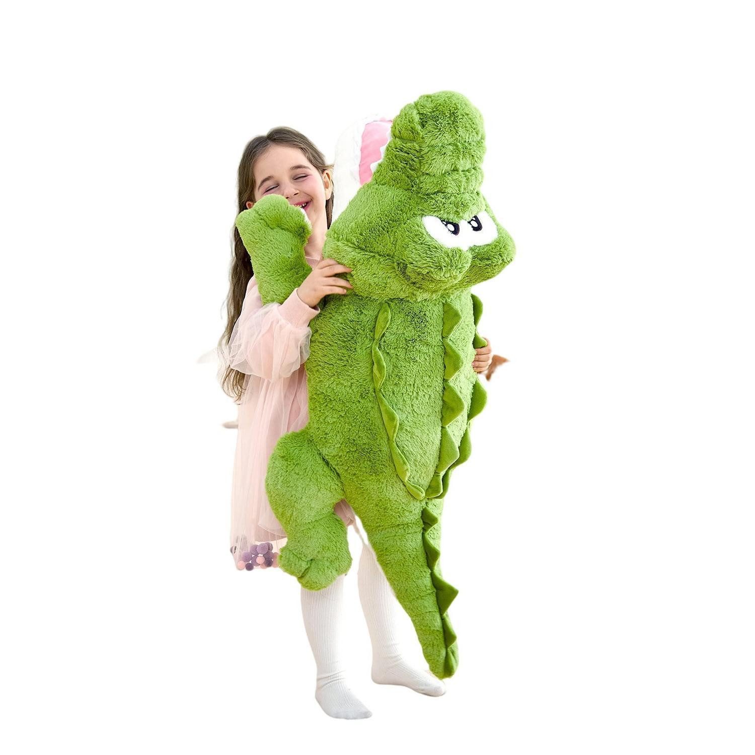 LuxusKollektion Kuscheltier Stofftier 78cm Kuscheltier Plüschtier Spielzeug Kinder Krokodil (1-St)