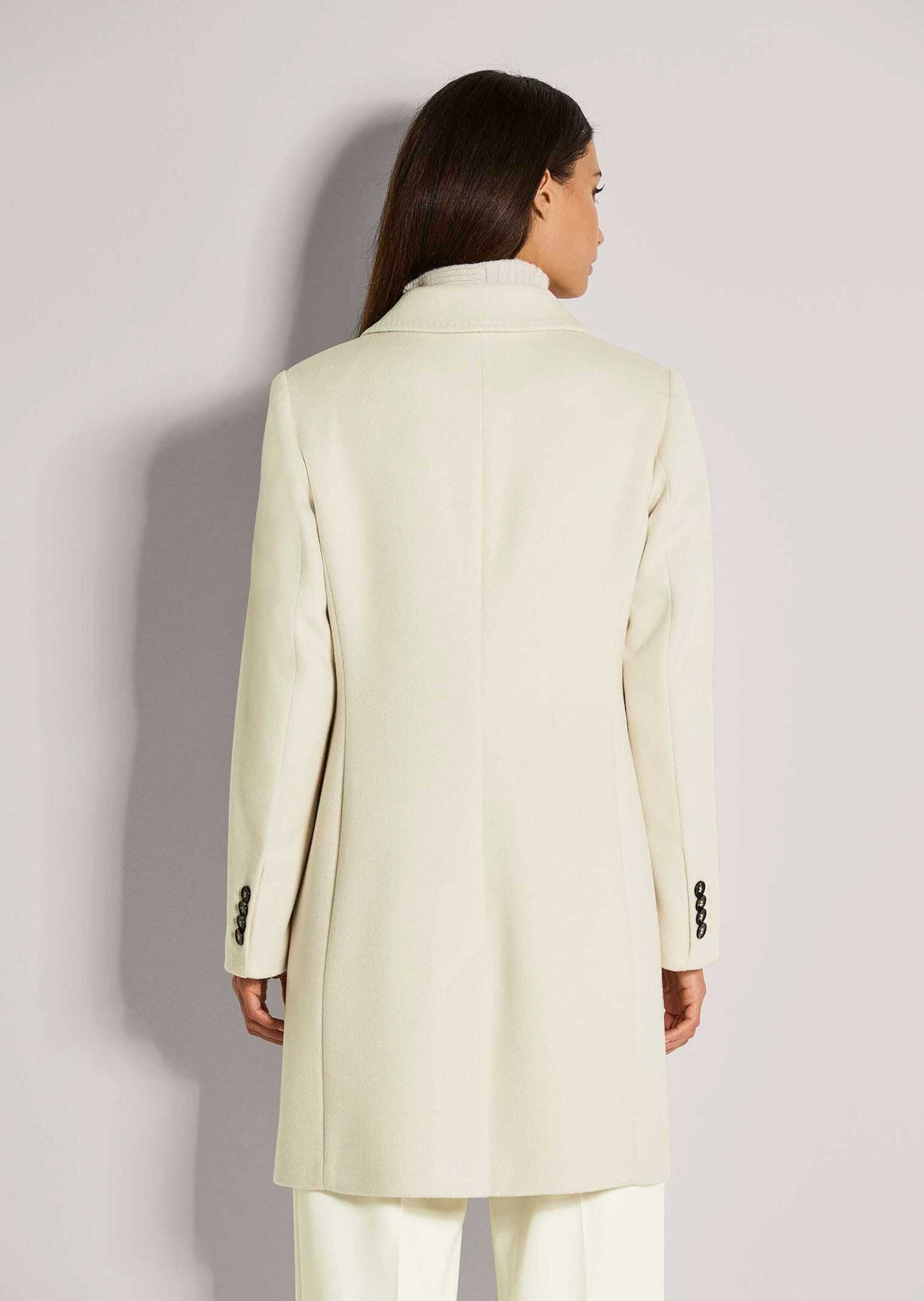 MADELEINE Kurzmantel Trenchcoat mit Reverskragen Mantel in klassischem Schnitt, Reverskragen, Pattentaschen