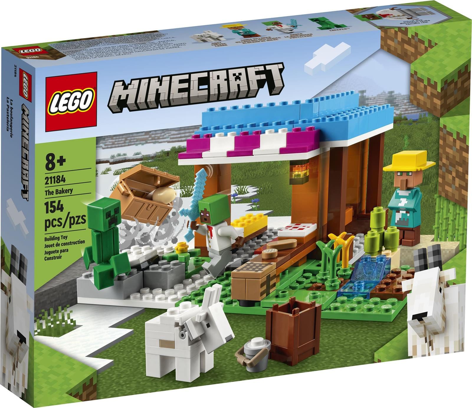 LEGO® LEGO® Minecraft™ 21184 Die Bäckerei Konstruktionsspielsteine, (154 St günstig online kaufen