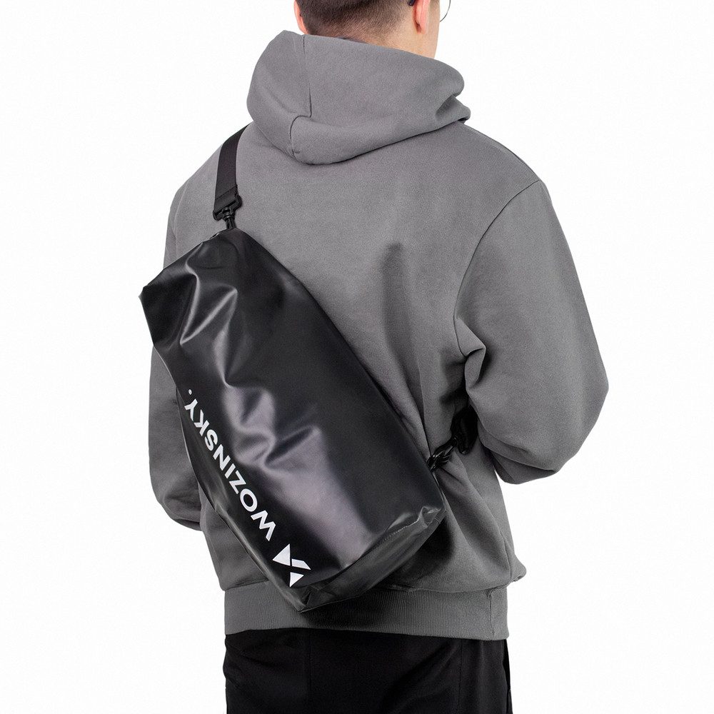 Wozinsky Packsack Trockensack Wassersporttasche Seesack (Spar-Set, 1-tlg., 28 x 46 cm wasserdicht), wasserdicht, 30 l, Rollverschluss, Schultergurt