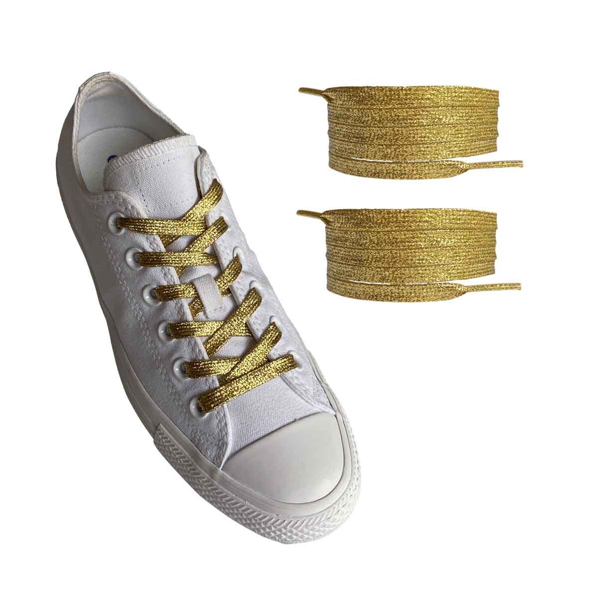 Basicwear Germany Schnürsenkel Glitzerschnürsenkel - Flach