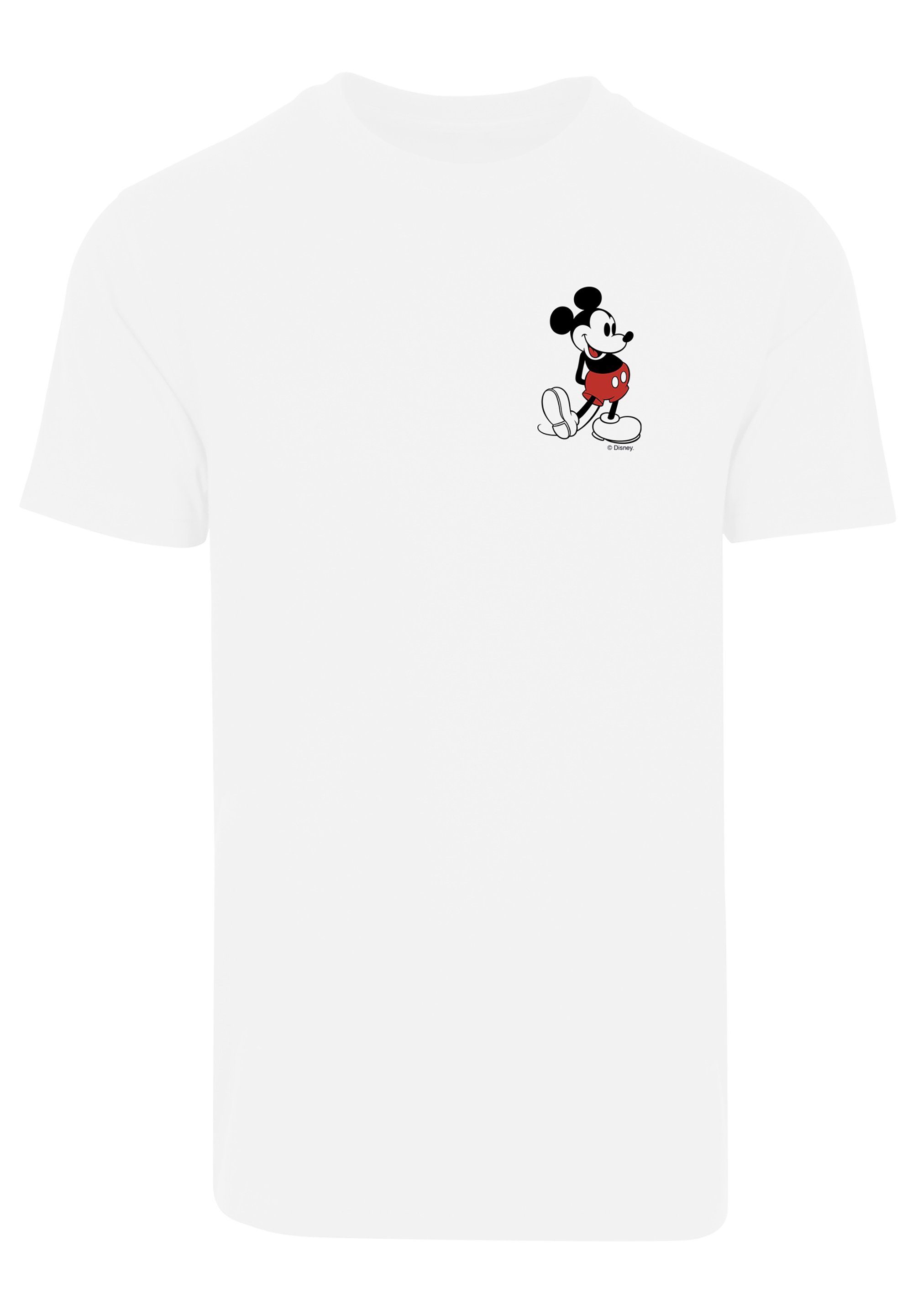 TV Film Merch,Regular-Fit,Basic,Bedruckt Fan Herren,Premium Movie Comic Micky - F4NT4STIC Premium Maus T-Shirt Disney Merch