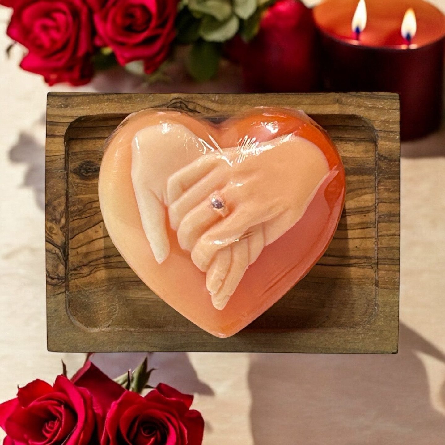 Nesbel - Spüren Sie die Reinheit? Handseife Tulpe 115 g, 1-tlg., Geschenk Hochzeit Hände 115 g
