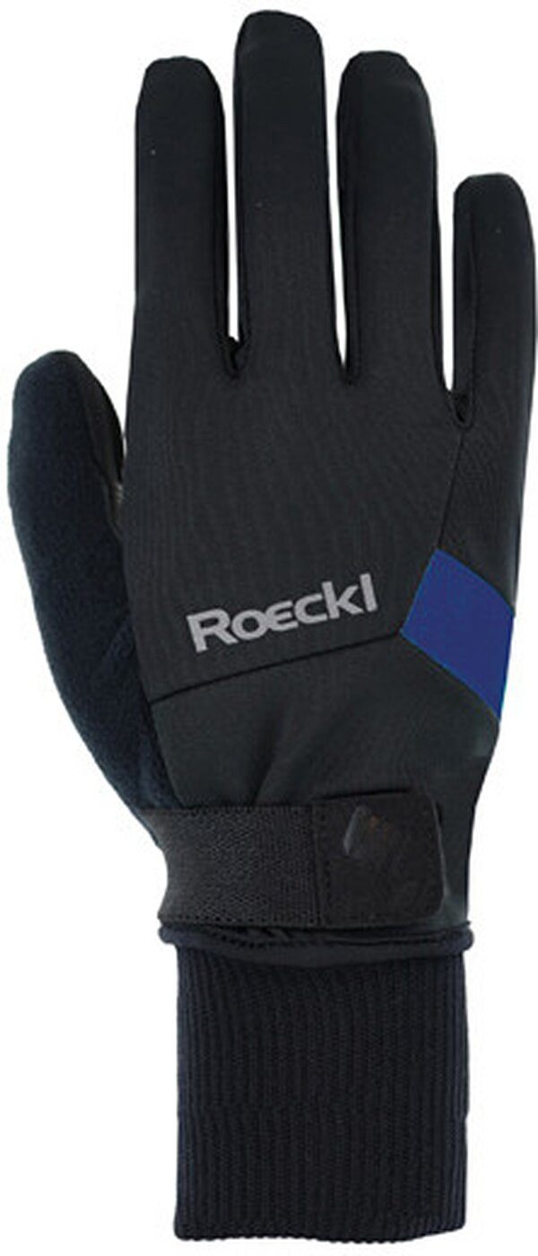 Skihandschuhe Lappi 2 Jr. BLACK/DAZZLING BLUE