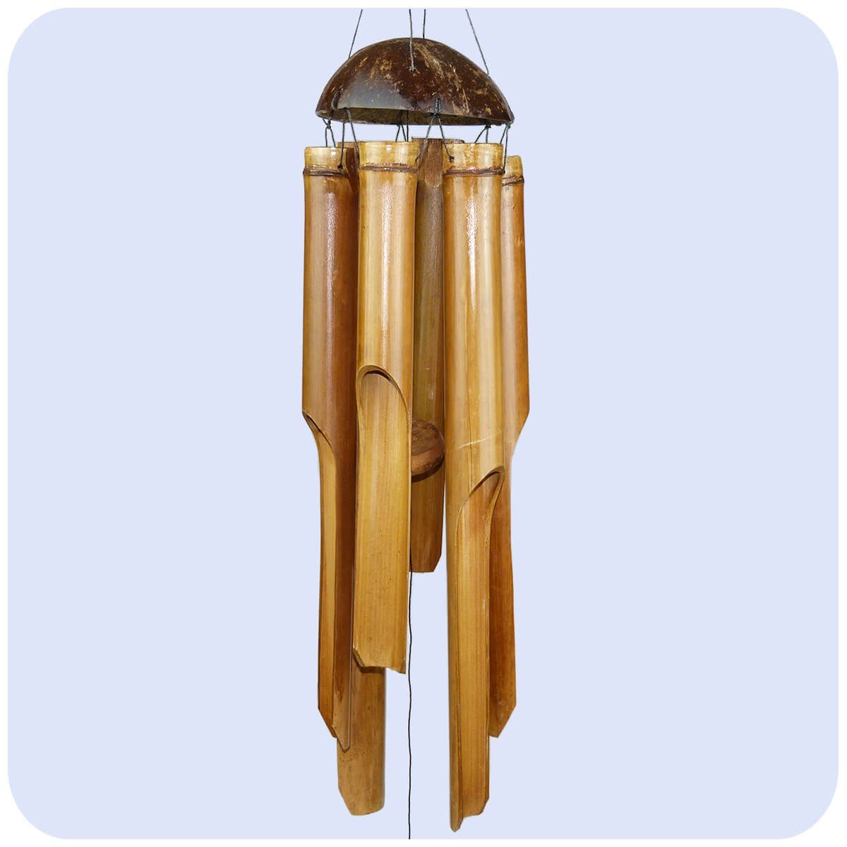 SIMANDRA Windspiel Feng Shui (60 cm, längste Röhrenlänge)