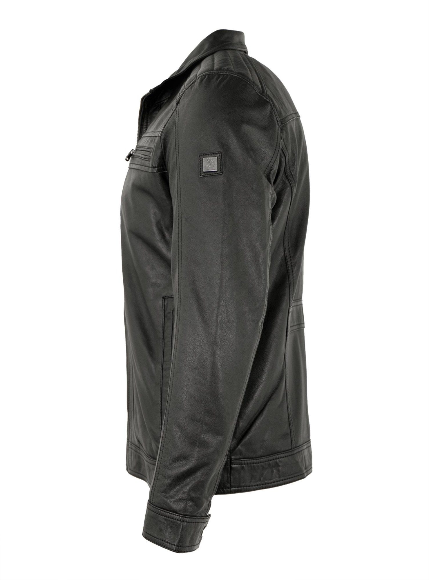 Otto Kern Lederjacke OK-105 Echtleder Herren Lederjacke Lammnappa schwarz günstig online kaufen