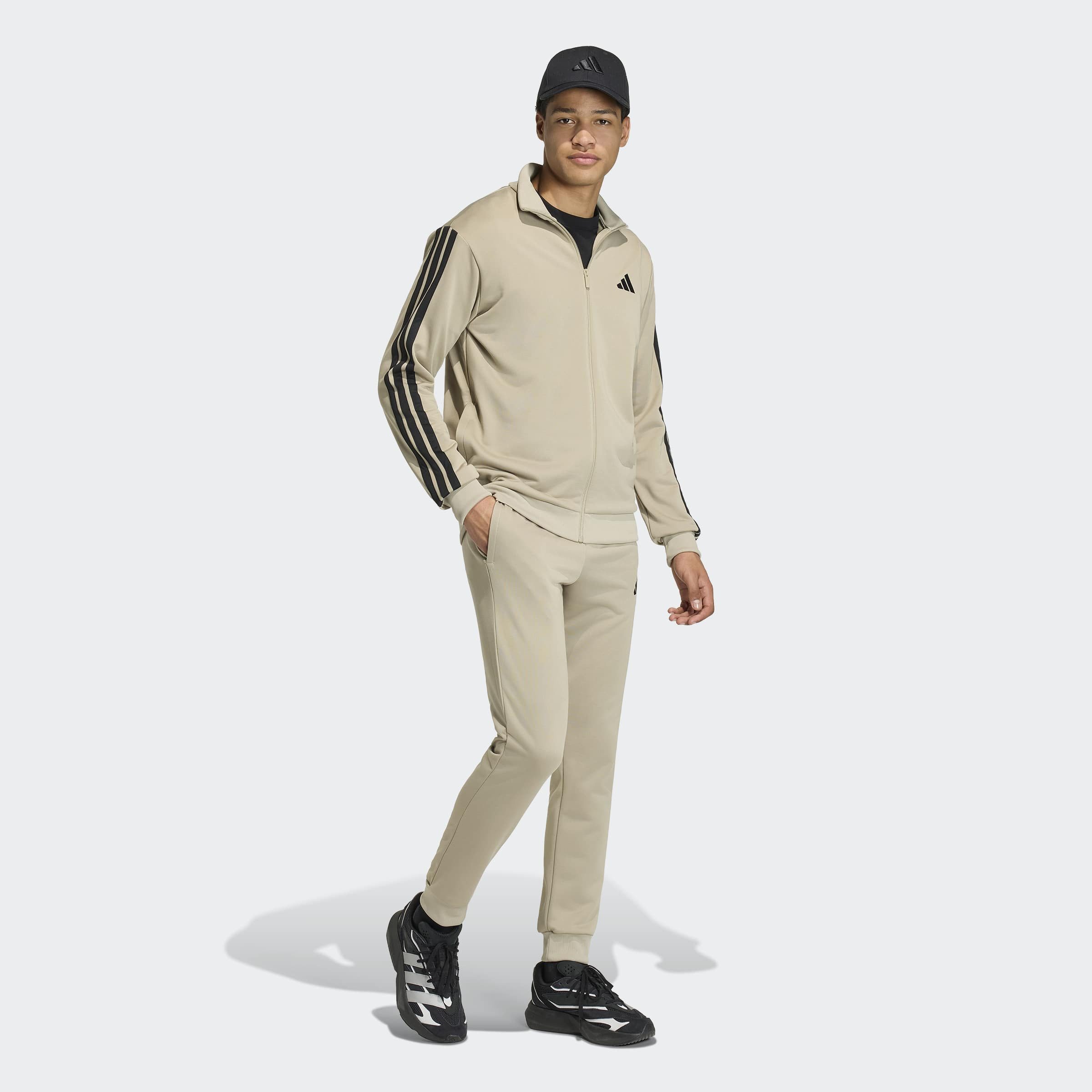 adidas Sportswear Trainingsanzug 3-STREIFEN FRENCH TERRY (2-tlg), zweiteili günstig online kaufen