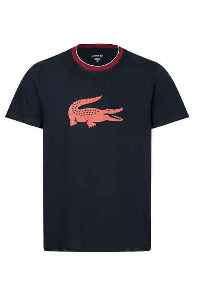 Lacoste Pyjamaoberteil Short Sleeve Tee (1-tlg) Herren T-Shirt kurzarm Schlafshirt großer Logodruck