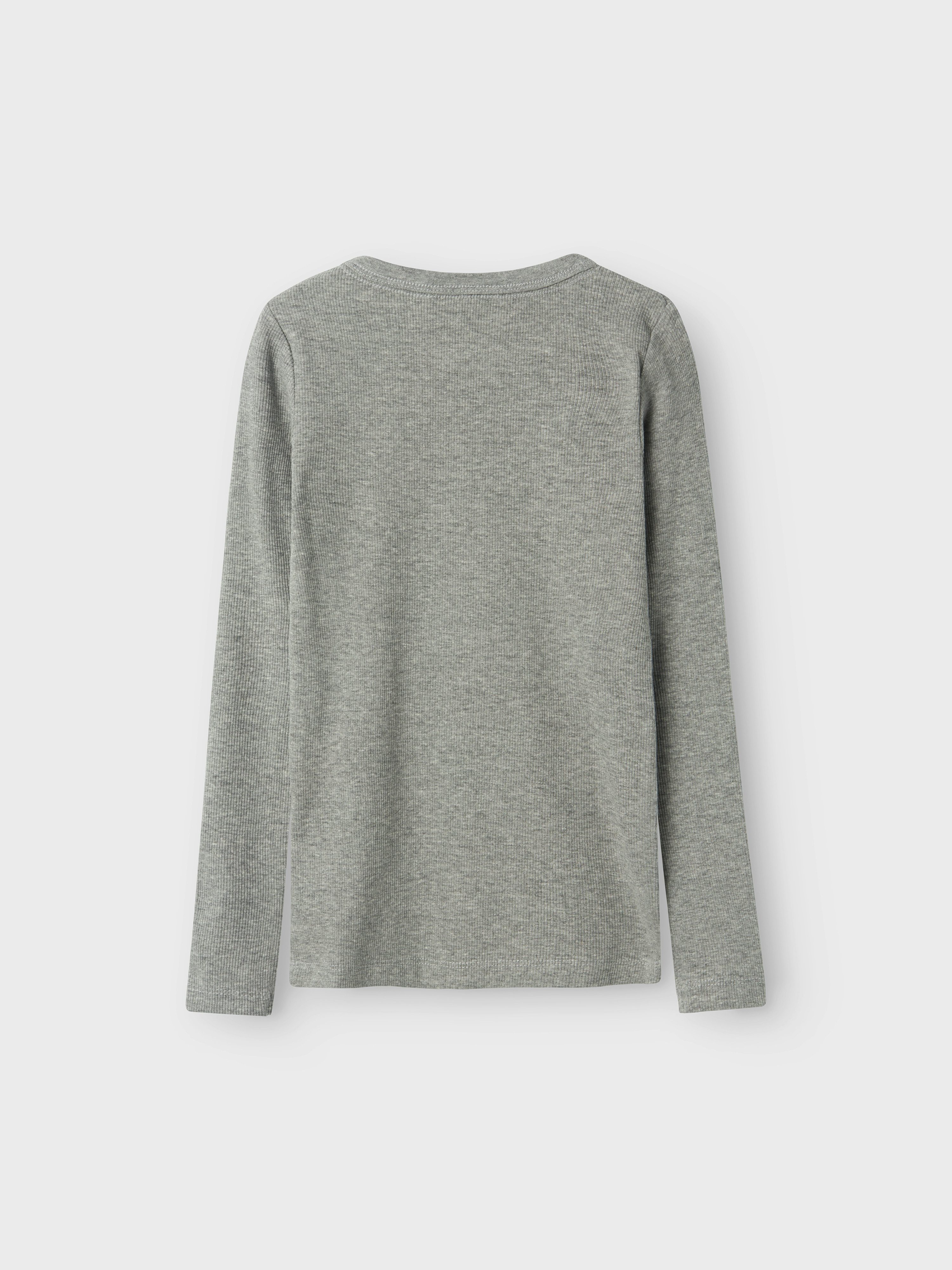 Name It Langarmshirt NKFNAKAL LS TOP NOOS in Basic-Form und leicht gerippter Qualität