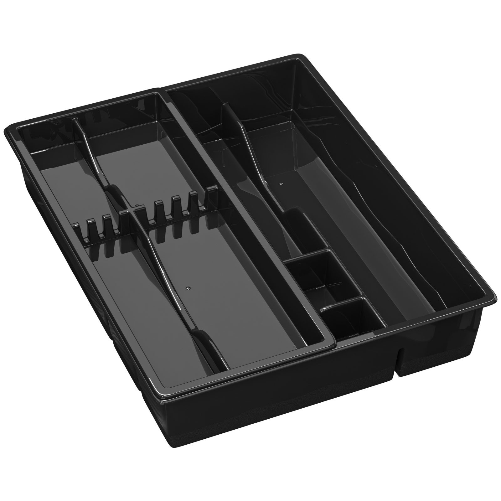 Wellgro Schubladeneinsatz Besteckkasten 39 x 30,5 x 7,0 cm