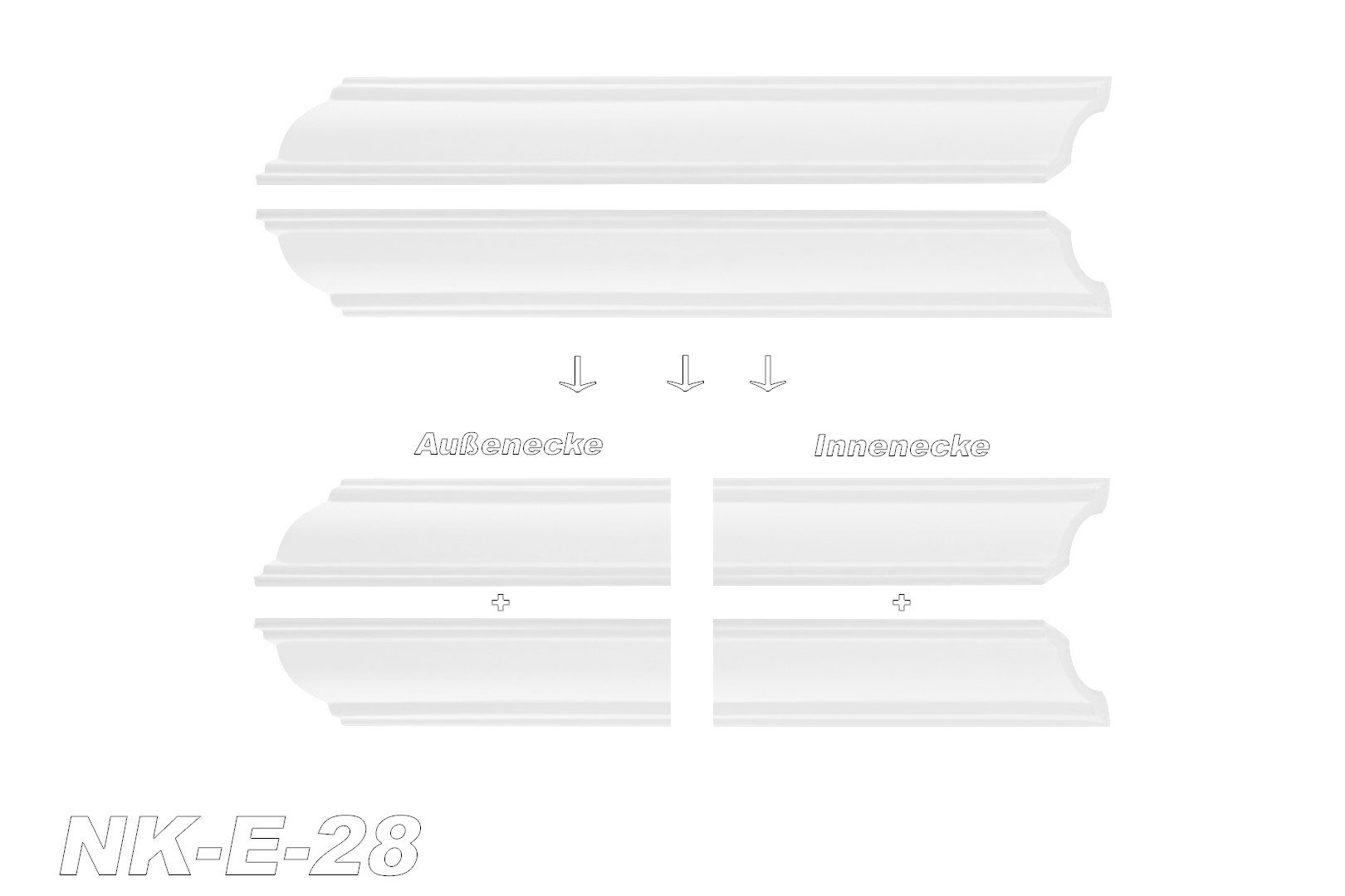 marbet design Stuckleiste E-28, Innen- & günstig online kaufen