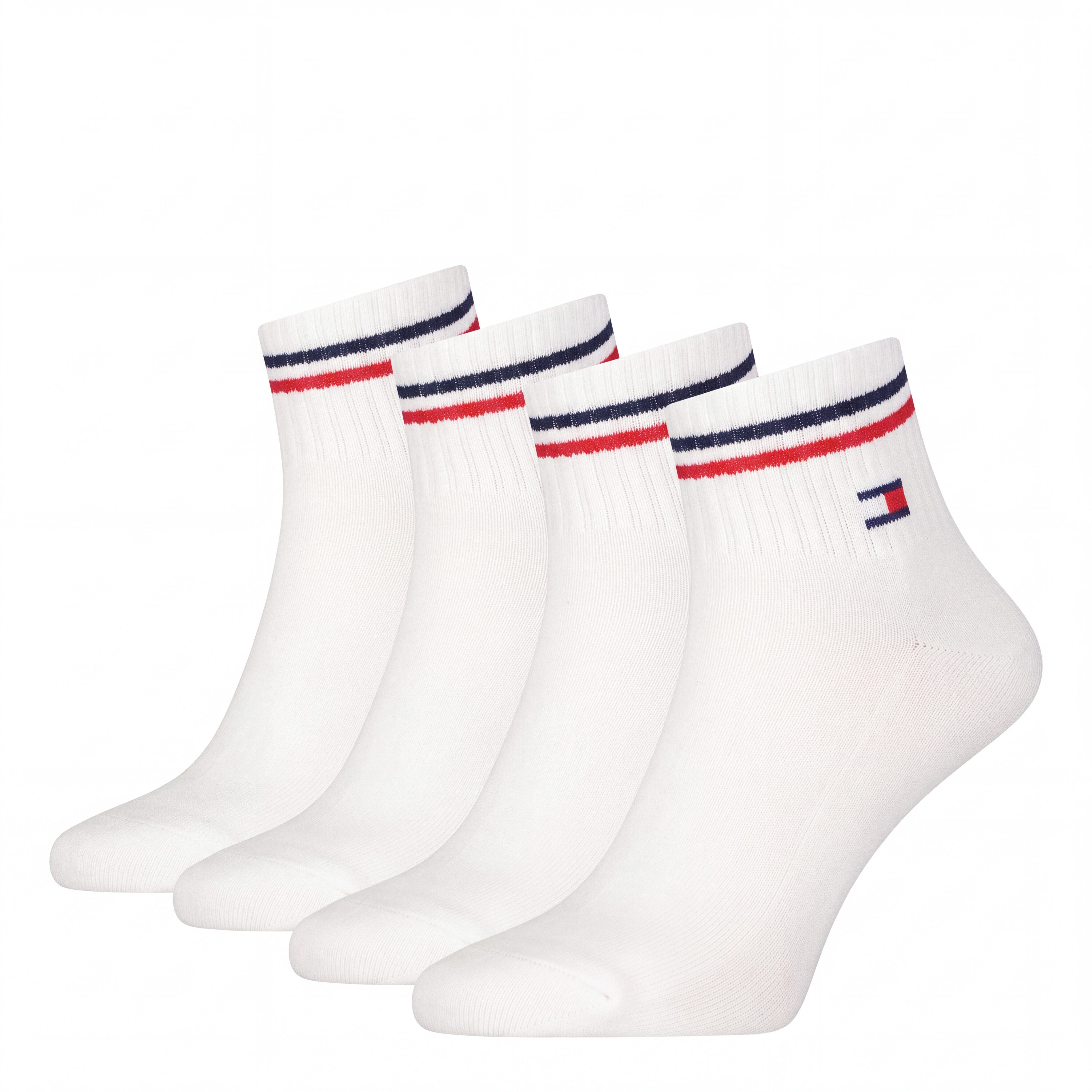 Tommy Hilfiger Kurzsocken TH UNI TJ QUARTER 4P ICONIC (4 Paar)