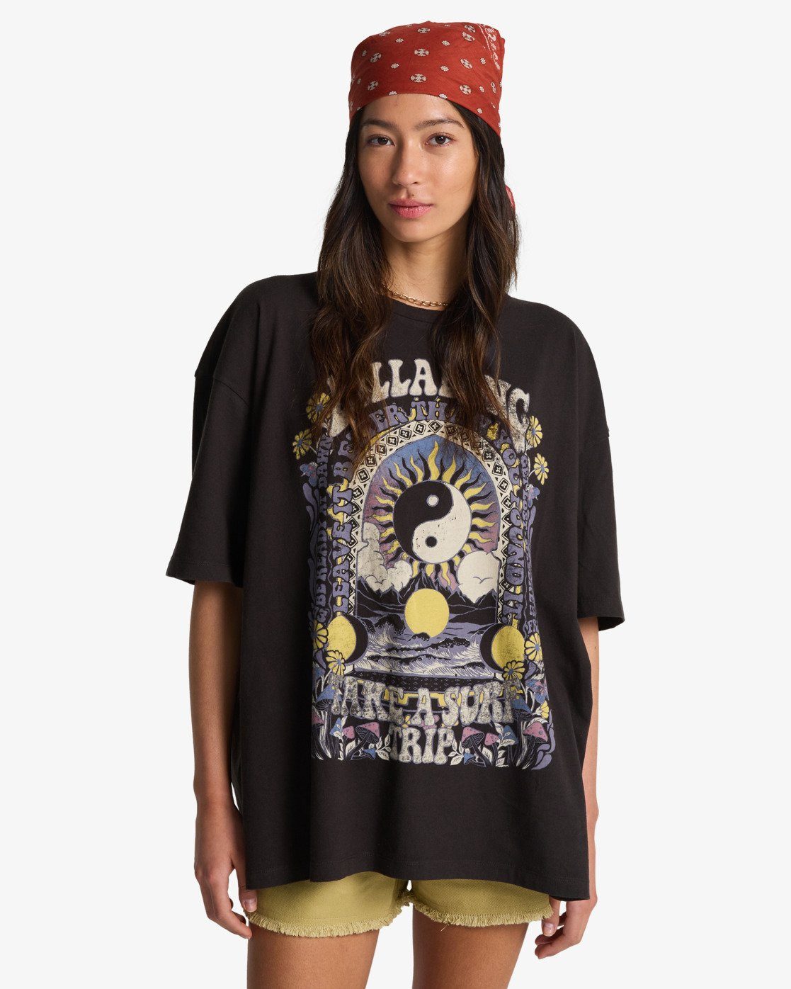 Billabong T-Shirt SURF TRIP sportlicher Stil, für Erwachsene, aus Baumwolle