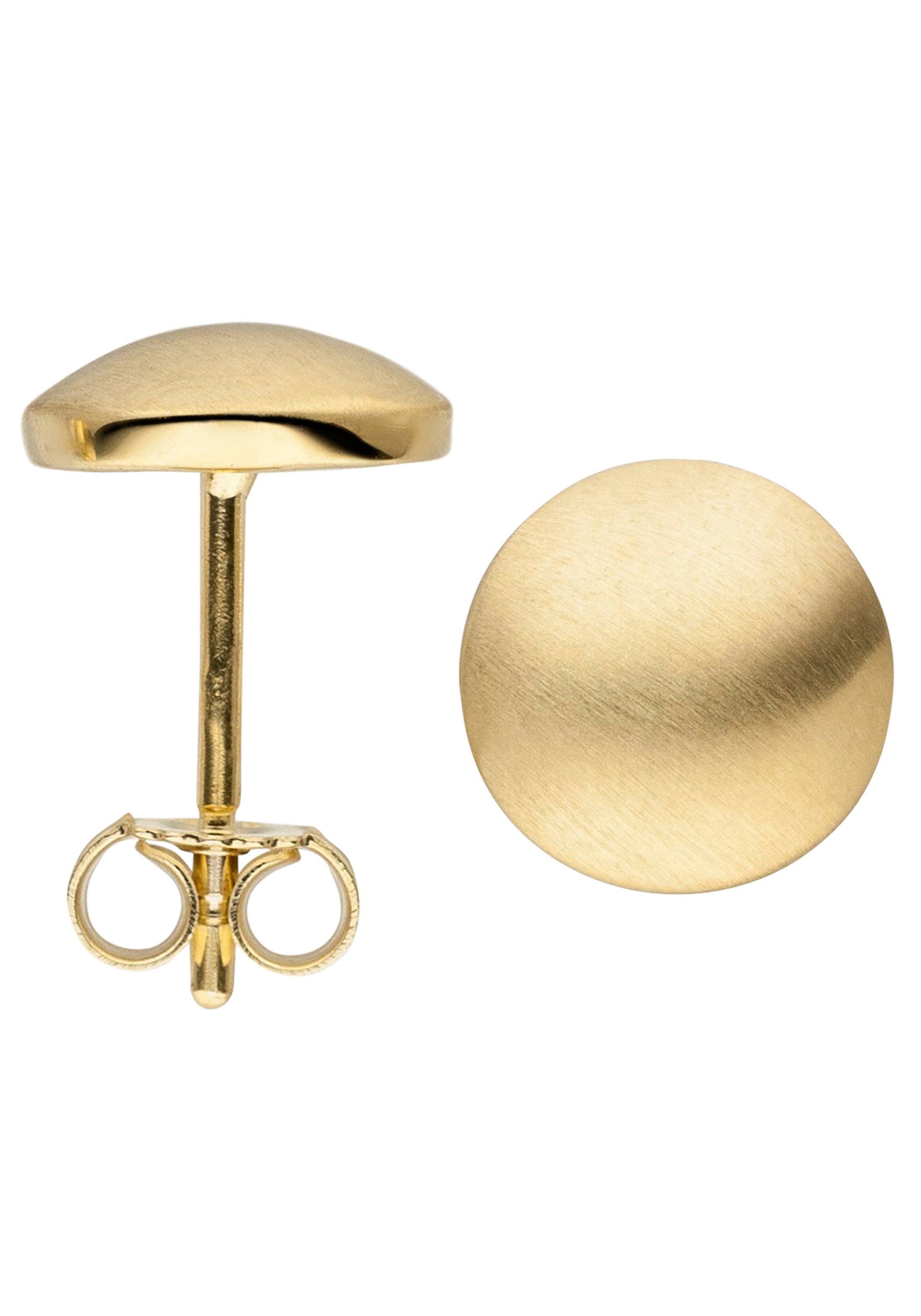 JOBO Paar Ohrstecker Matte Ohrringe 8 mm, 333 Gold günstig online kaufen