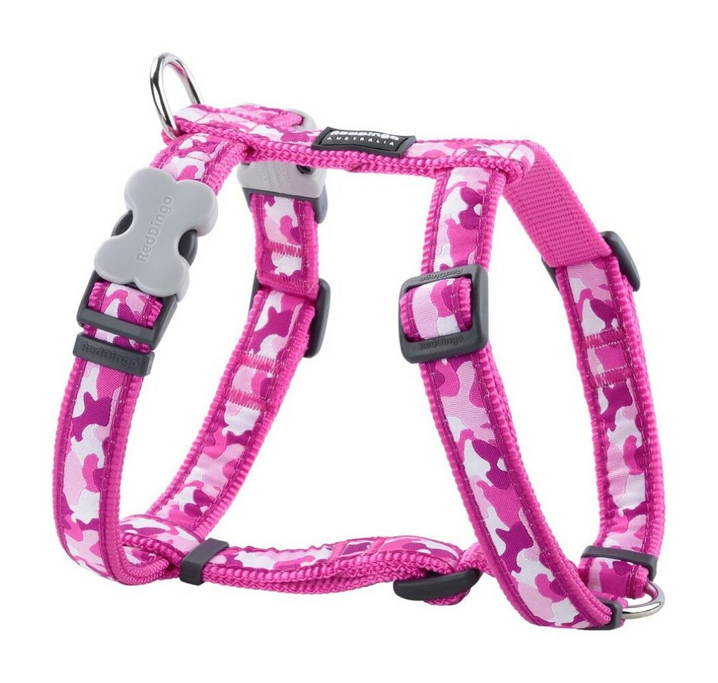 Thumbnail - Red Dingo Hunde-Geschirr Hundegeschirr Style Pink Tarnfarbe 25-39 cm