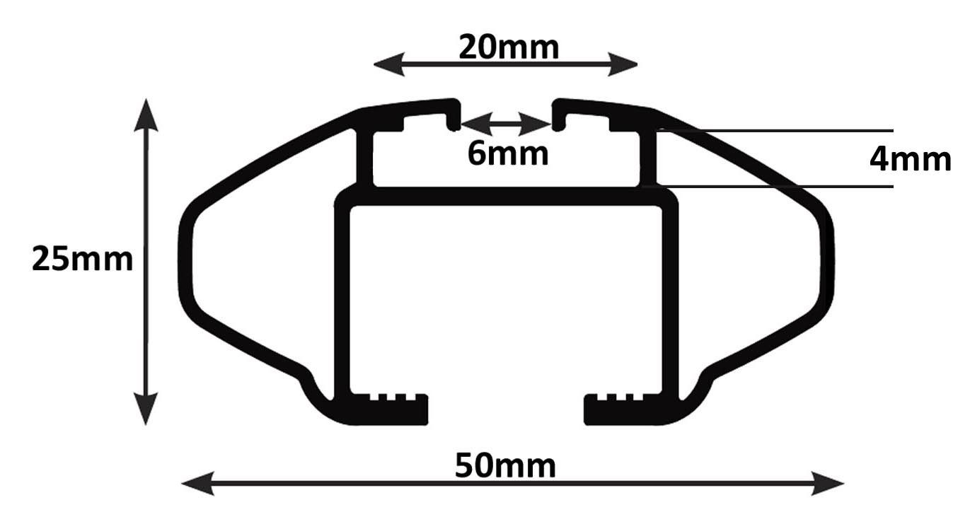 CRV135 Subaru Ltr 480 Dachbox ab ab kompatibel 12 mit XV Relingträger Look Subaru (für VDP + abschließbar VDP-CA480 abschließbar Dachbox, VDP Alu XV 12), Carbon