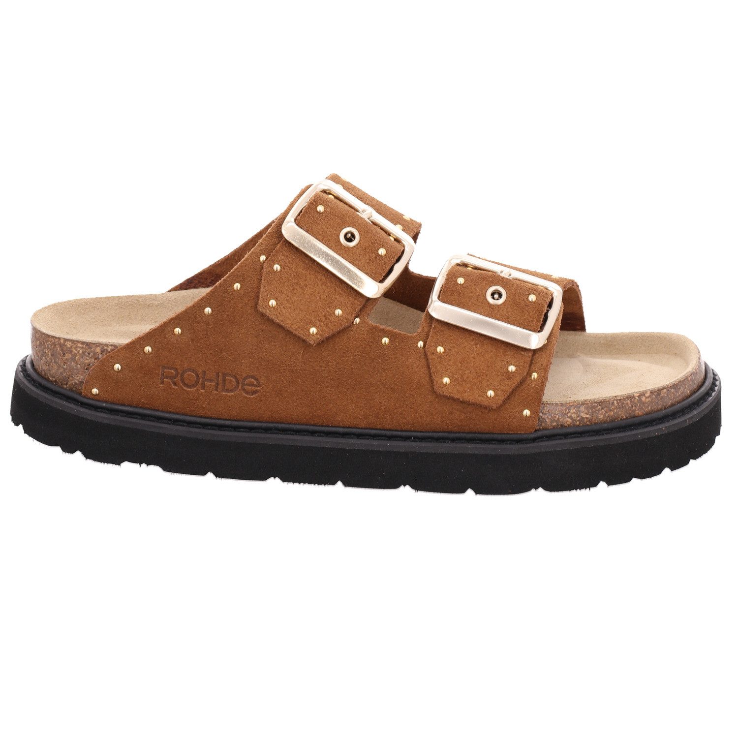 Rohde TROPEA Pantolette Sommerschuh, Hausschuh, Strandschuh mit verstellbaren Schnallen