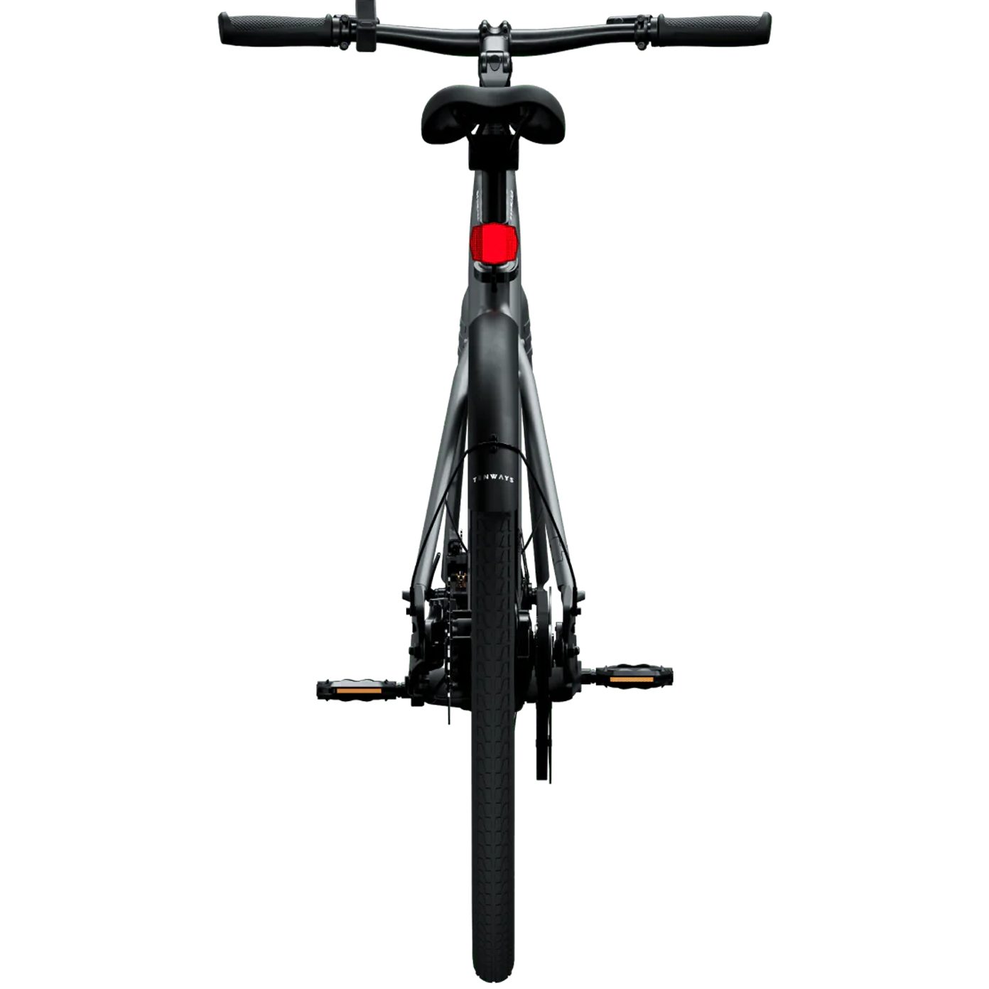 Tenways E-Bike Tenways CGO600 Pro 360 Wh Herren grau 2026, 1 Gang, ohne Schaltung, Mivice M070, 360 Wh