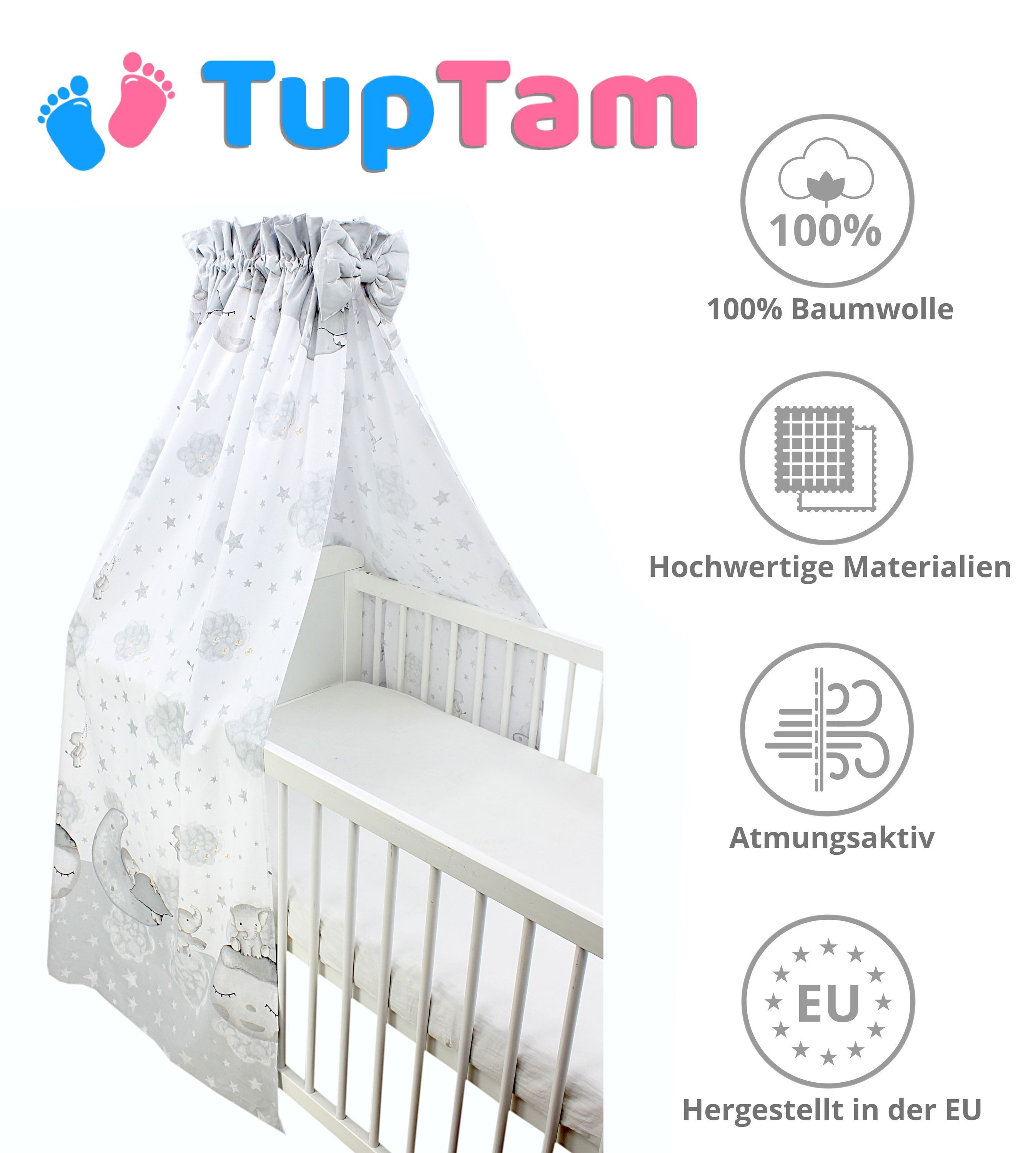 TupTam Betthimmel TupTam Babybett Himmel mit Schleifchen günstig online kaufen
