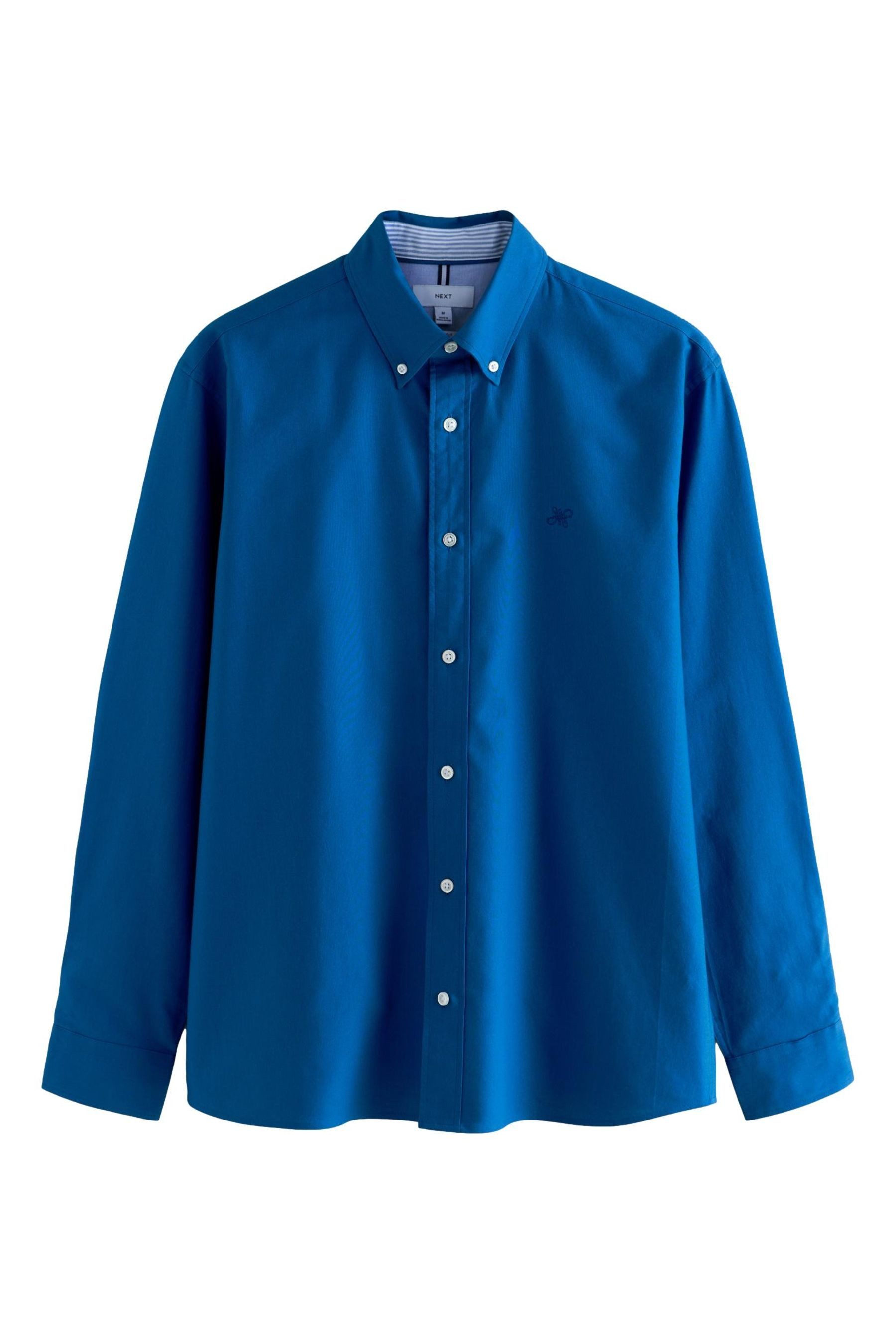 Next Langarmhemd Slim Fit Langärmeliges Oxfordhemd günstig online kaufen
