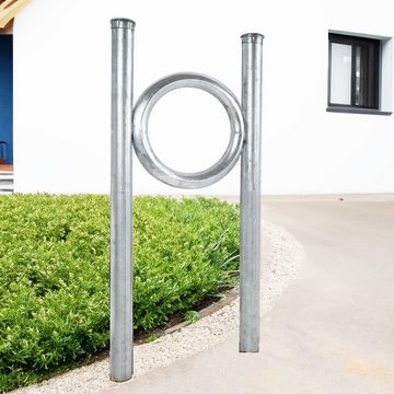 TRUTZHOLM Fahrradständer Fahrradanlehnbügel 116,5 x 52,5 cm Stahl feuerverzinkt zum Einbetonier