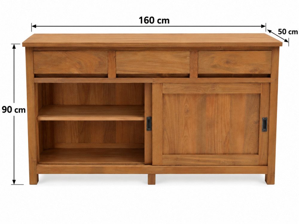 Wohnpalast Sideboard Sideboard Regensburg 160 cm
