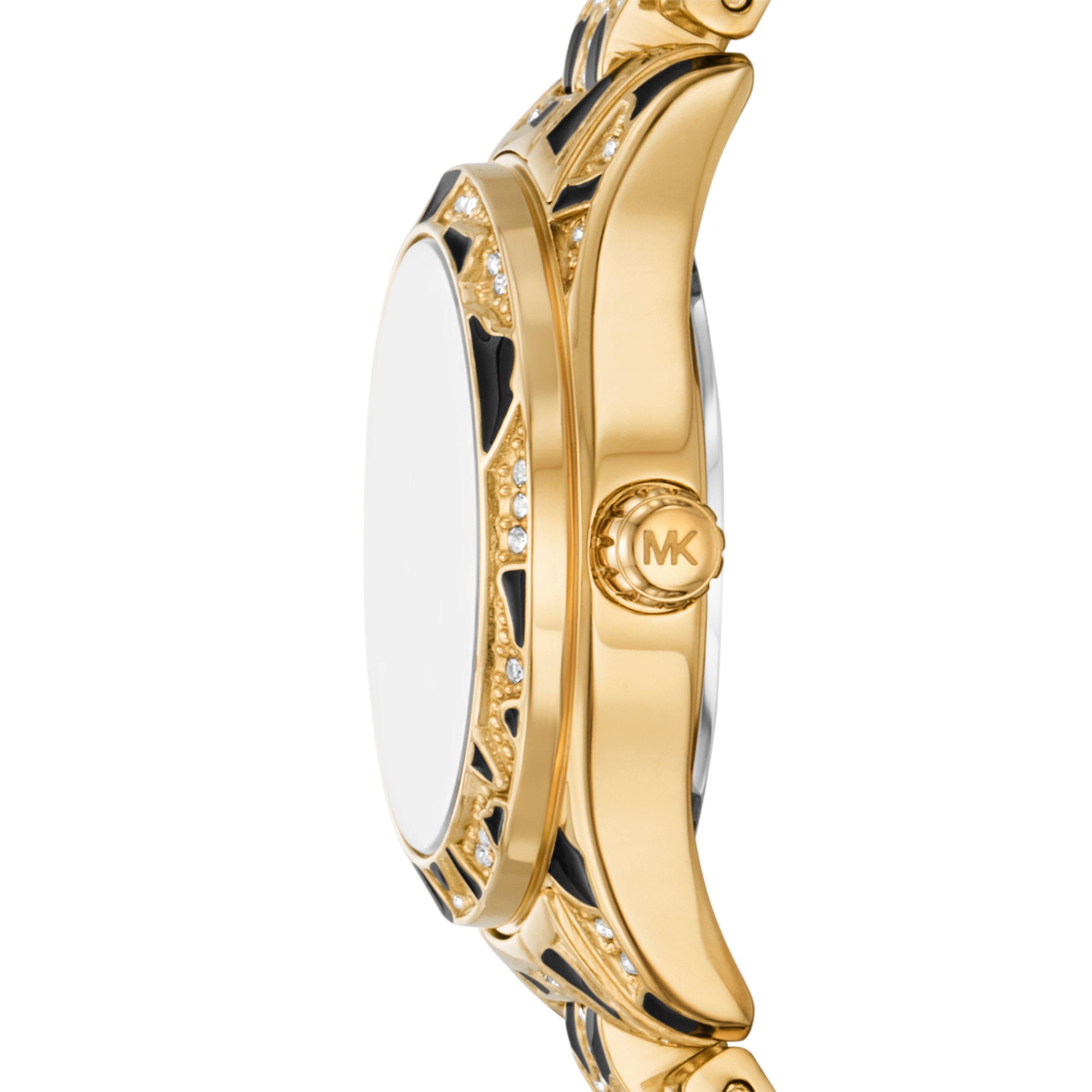 MICHAEL KORS Quarzuhr Lexington MK7639, Armbanduhr, Edelstahlarmband, analog, Glassteine – Bild 2 von 5